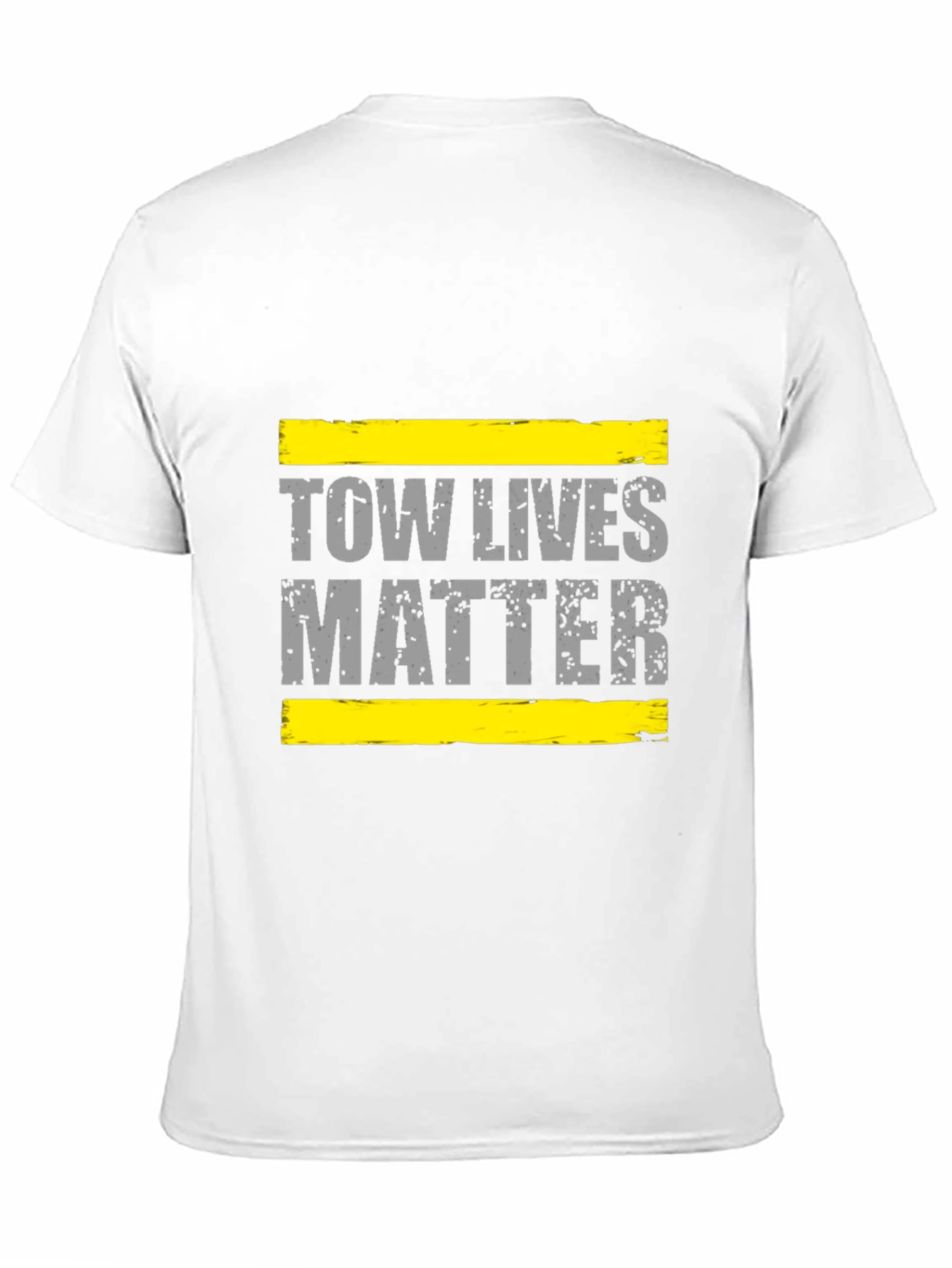 Black Tow Lives Matter T-Shirt - Black Graphic Tee view 11