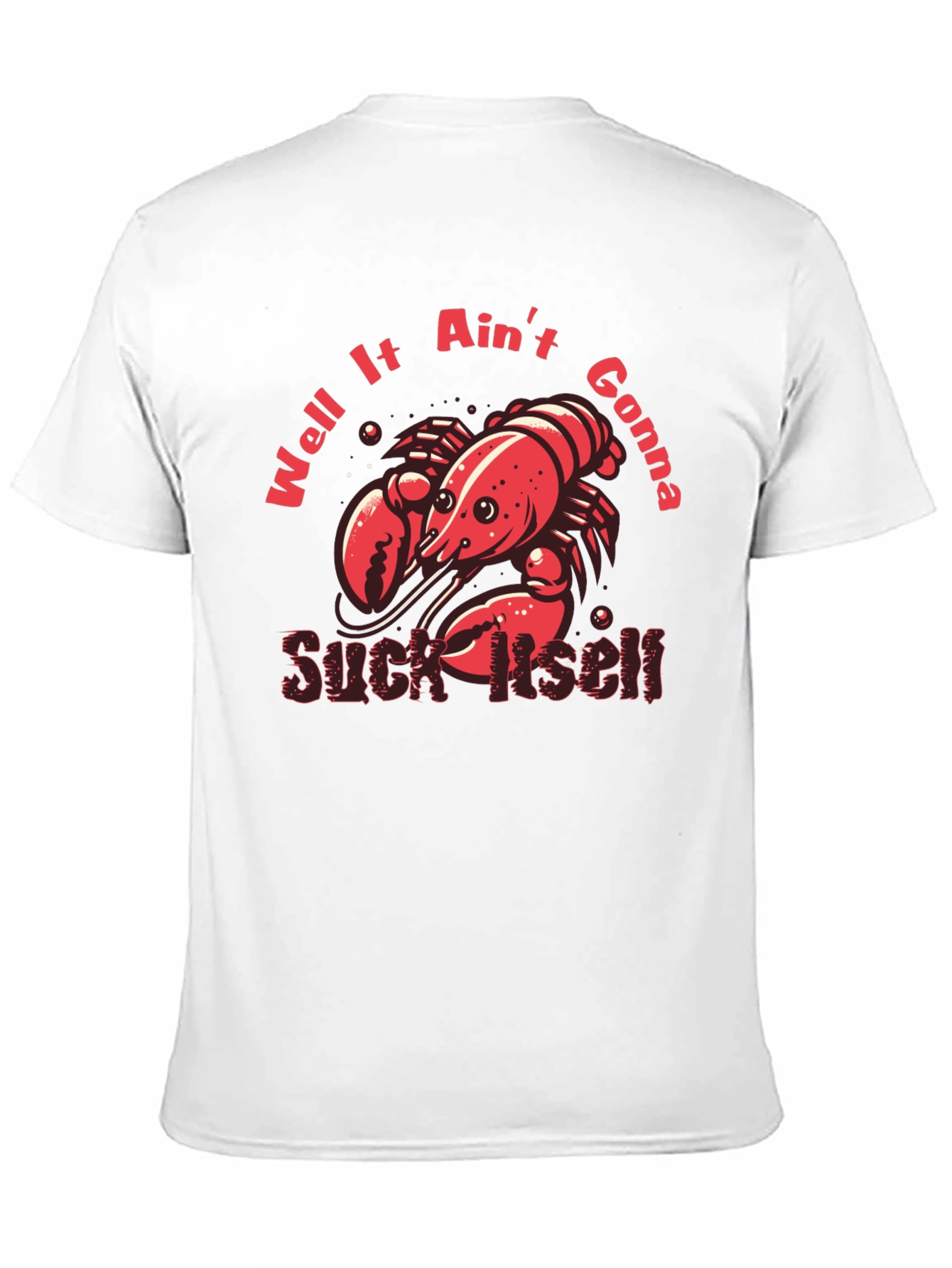Black Crawfish Suck Itself Graphic T-Shirt view 11