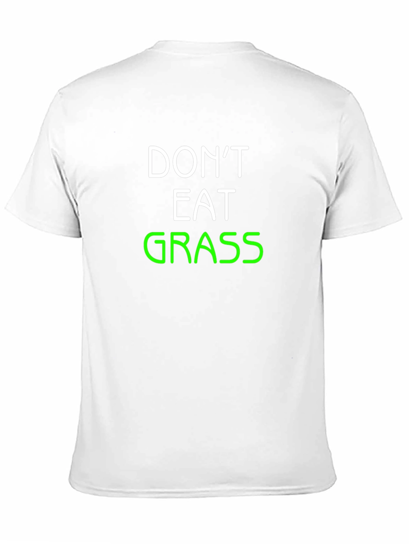 Black Don't Eat Grass T-Shirt - Funny Graphic Tee view 11