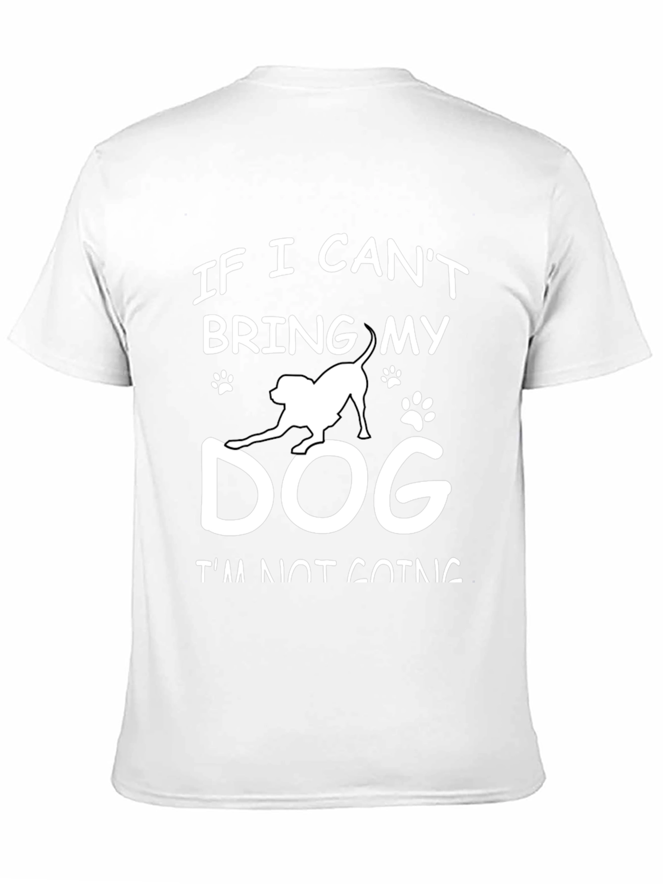 Black Dog Lover Tee - "If I Can't Bring My Dog" view 11