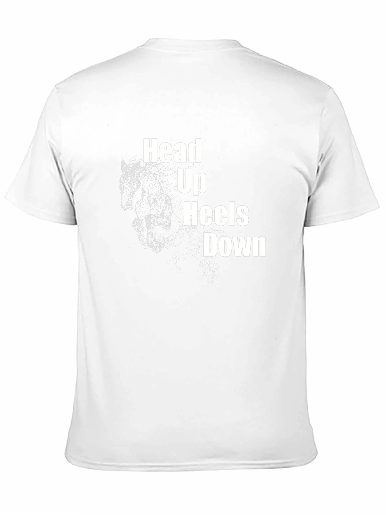 Black Head Up Heels Down Black T-Shirt view 11