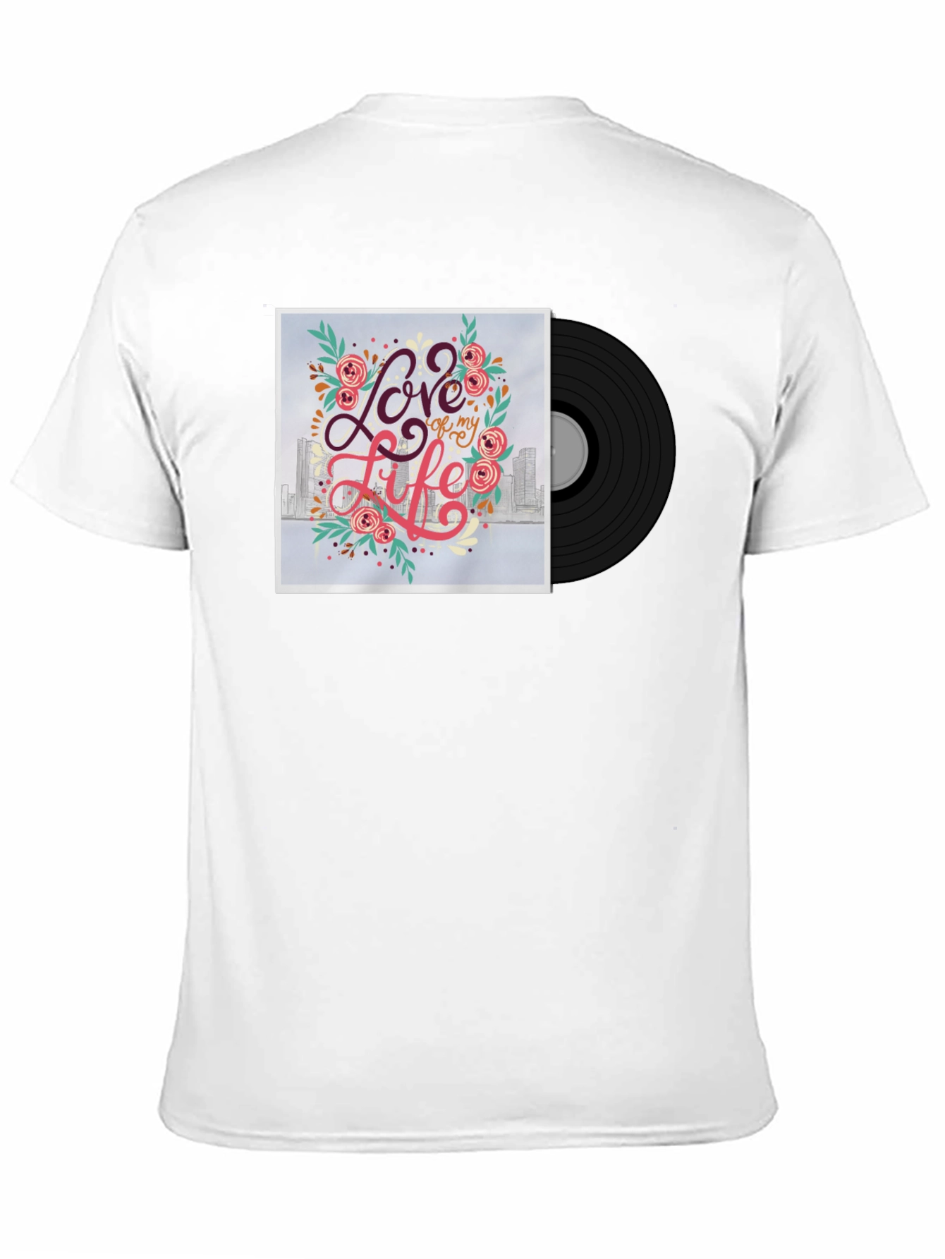 Black Love of My Life Graphic Tee - Black view 11