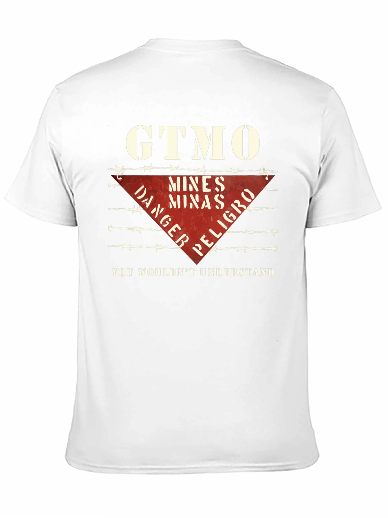 Black GTMO Danger Mines T-Shirt - You Wouldn't Understand view 11