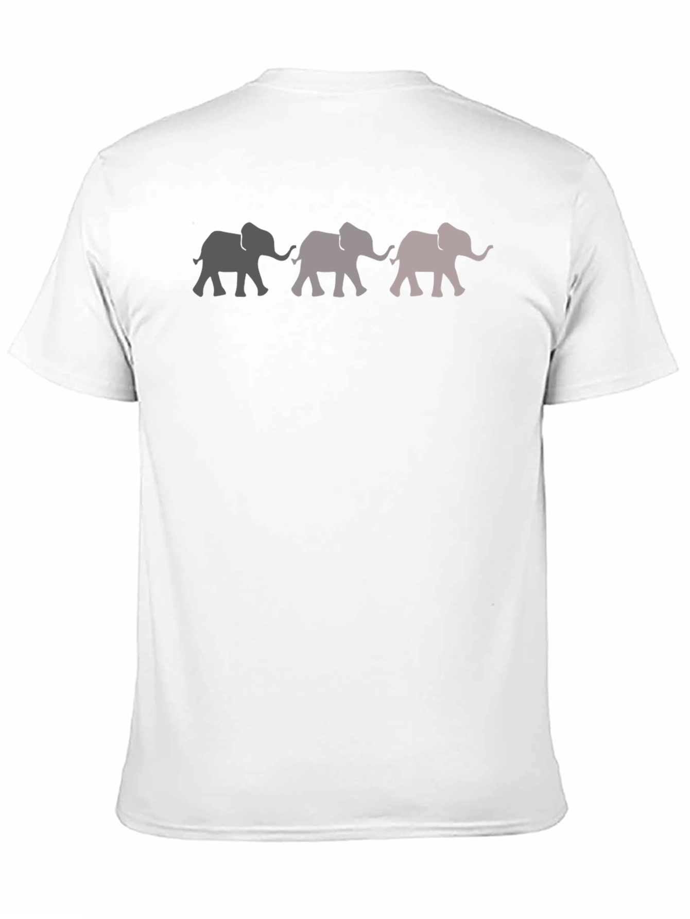 Black Elephant Parade Graphic Tee - Stylish Men's Black T-Shirt view 11