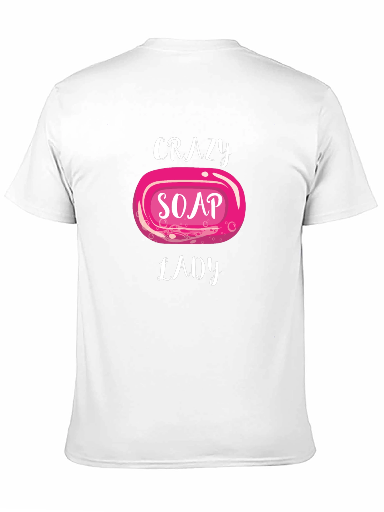 Black Crazy Soap Lady Black T-Shirt view 11