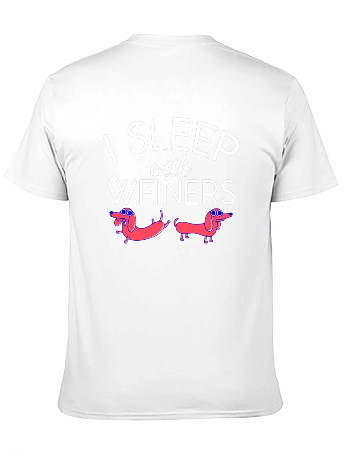 Black I Sleep With Weiners Funny Graphic Tee view 11