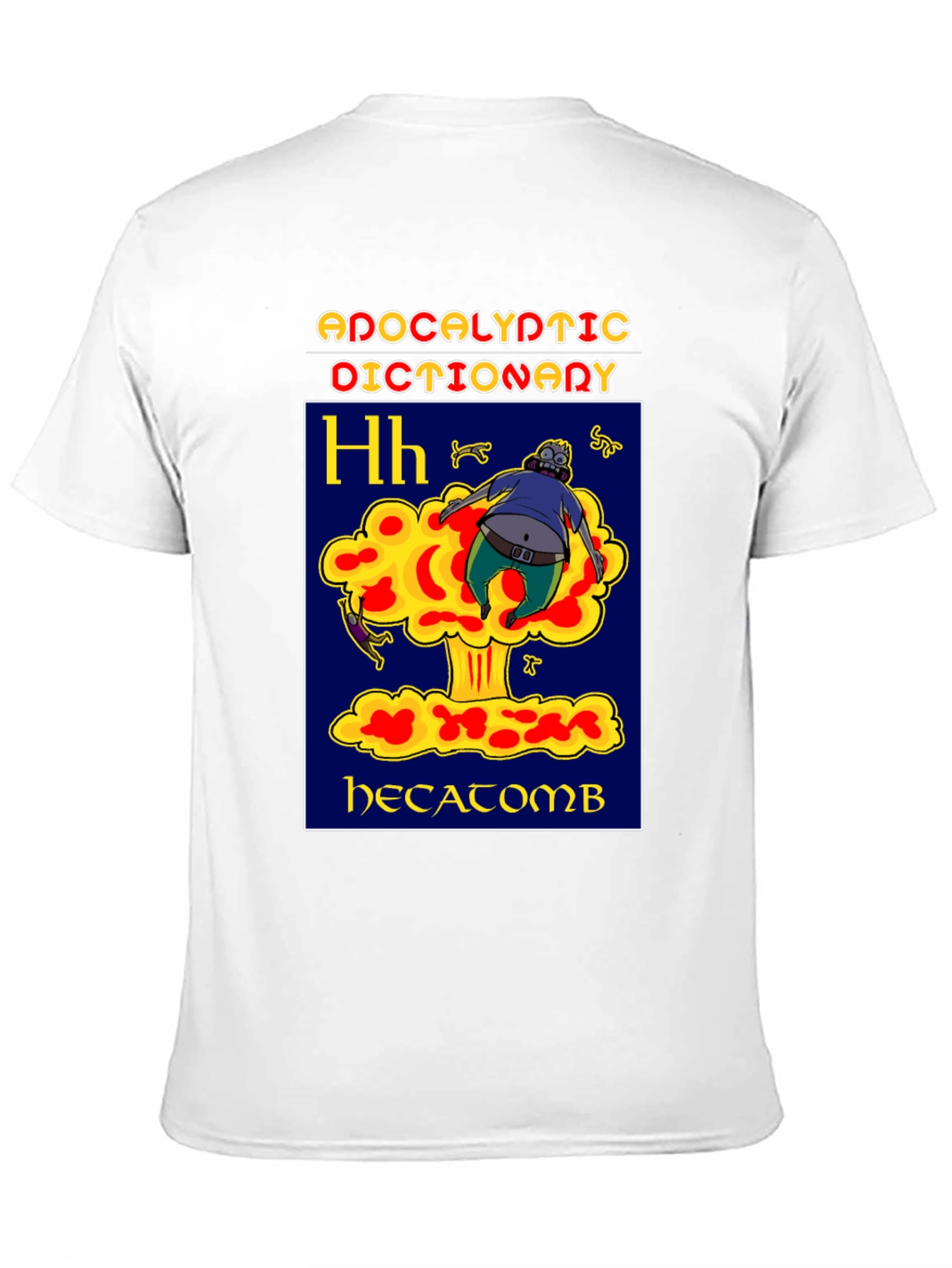 Black Apocalyptic Dictionary Hecatomb T-Shirt view 11