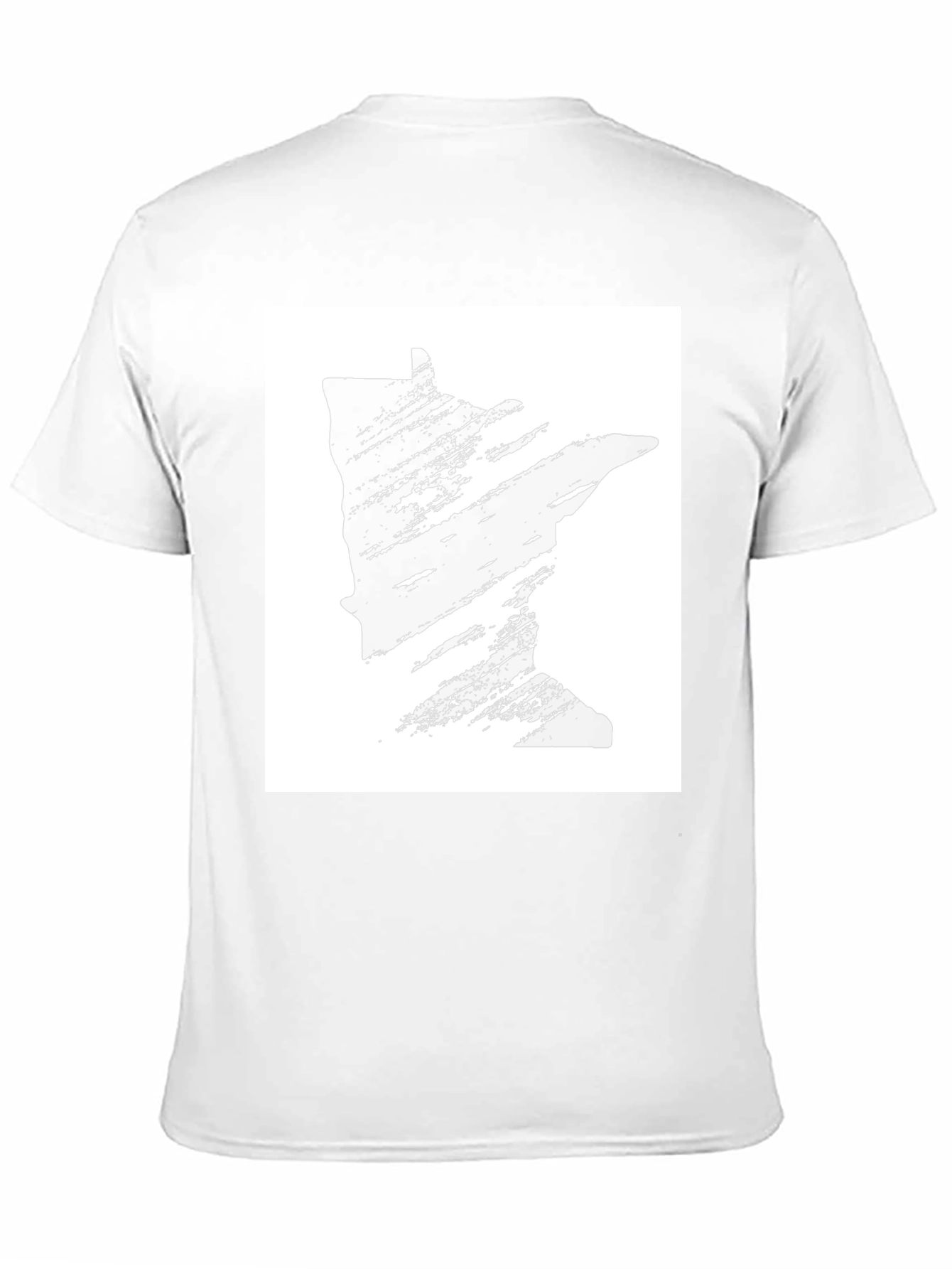 Black Minnesota State Graphic Black T-Shirt view 11