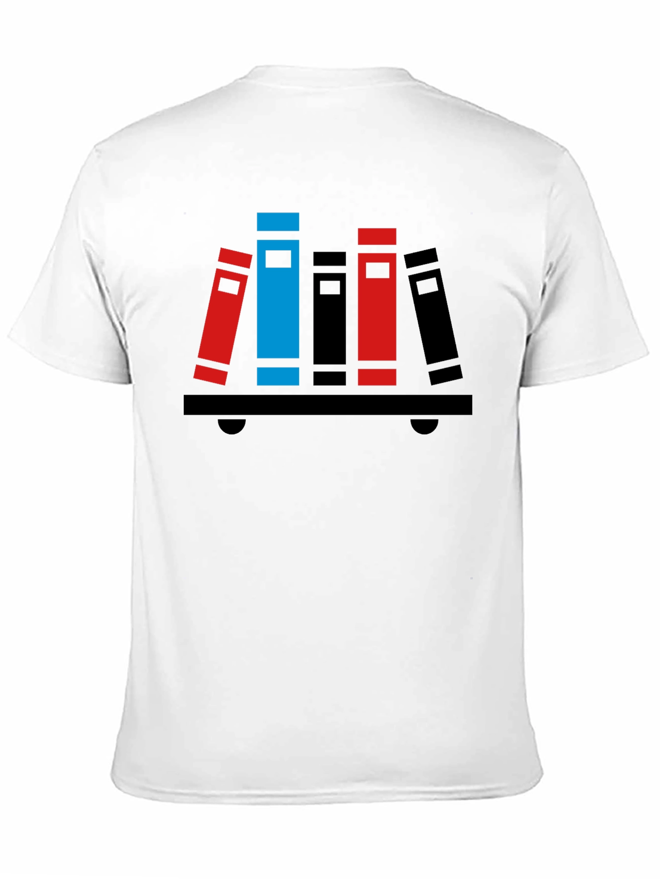 Black Book Shelf T-Shirt - Graphic Tee view 11