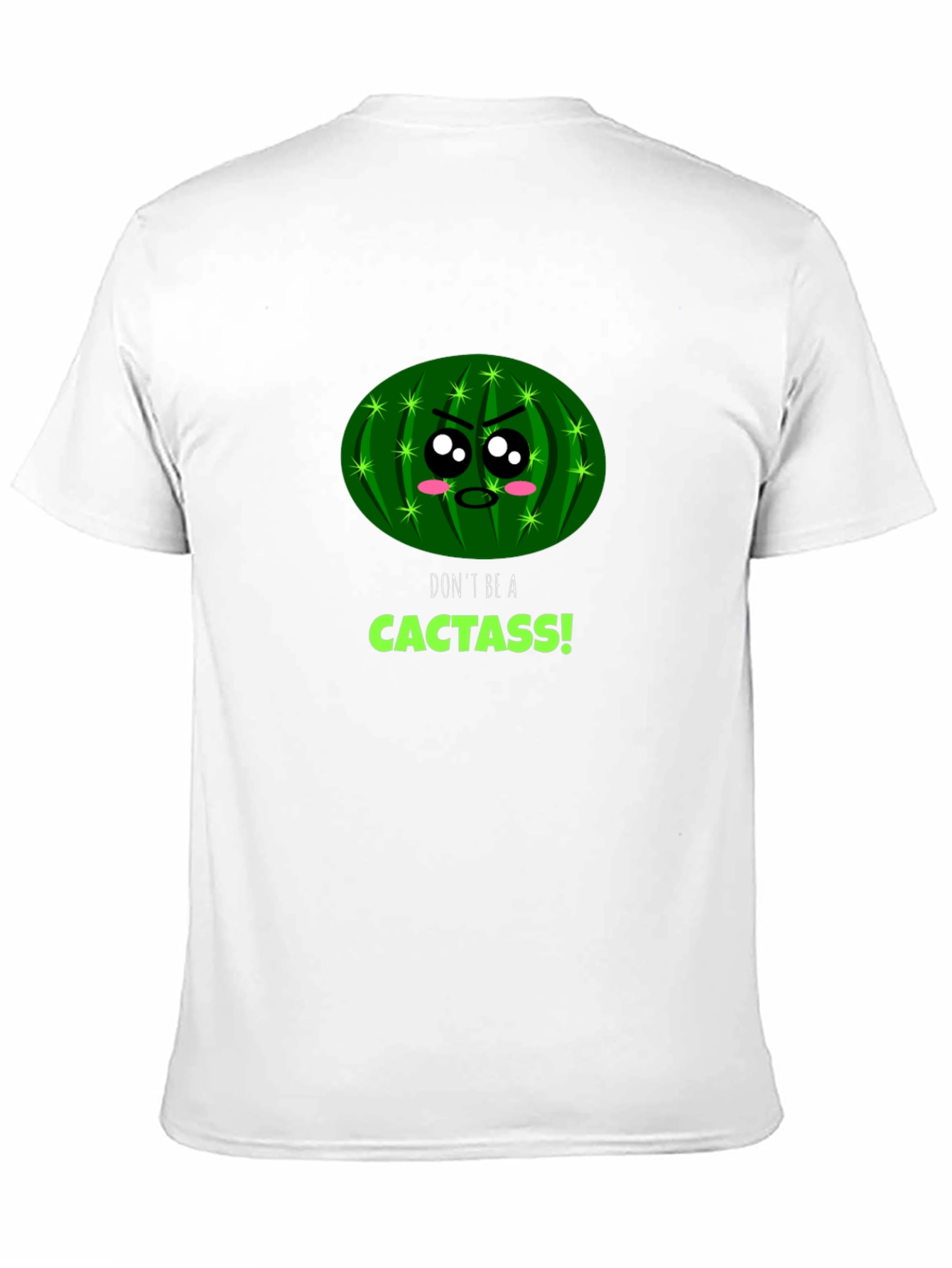 Black Don't be a Cactass! Graphic Tee view 11