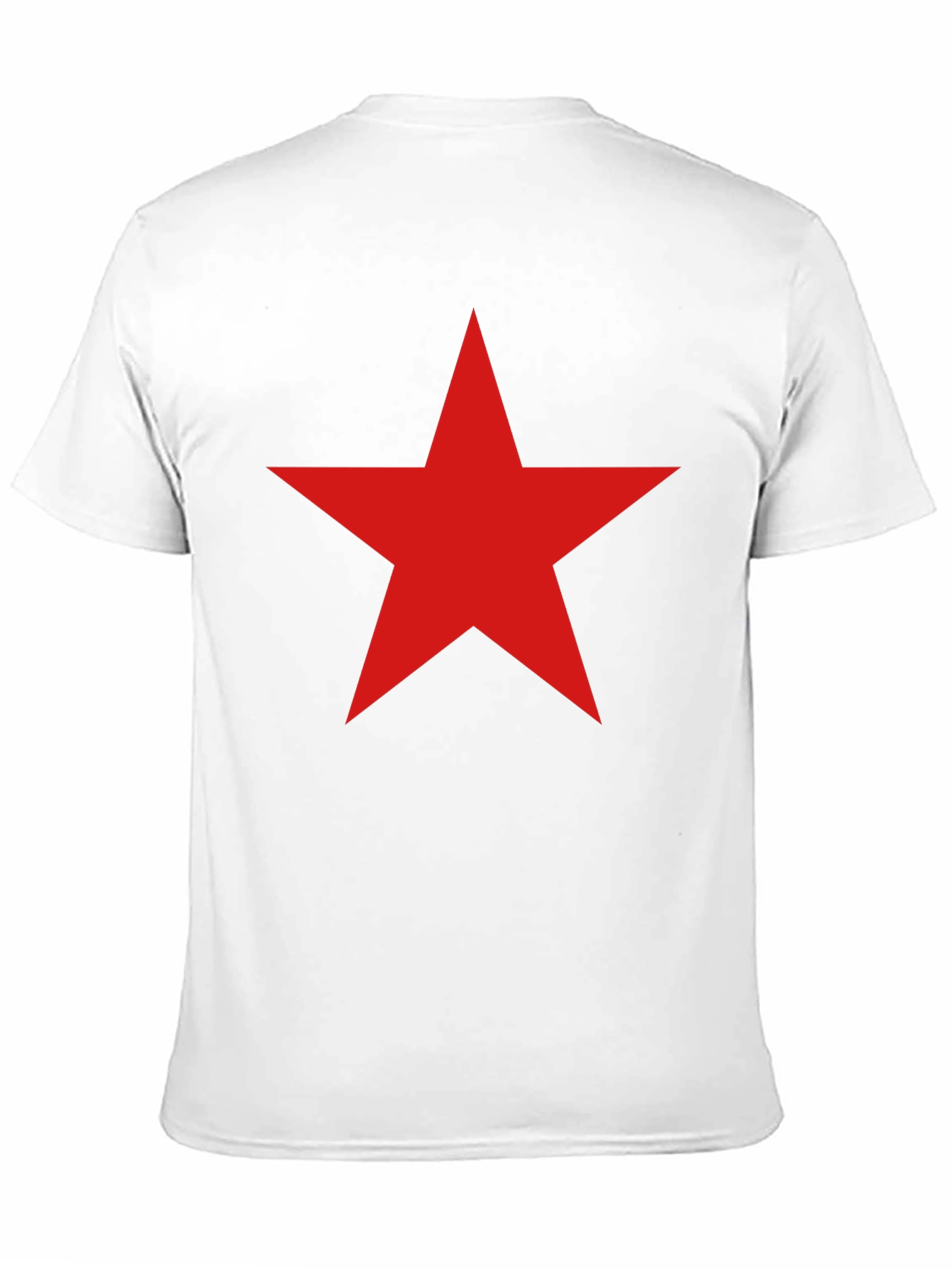 Black Red Star Graphic Tee - Mens Black T-Shirt view 11