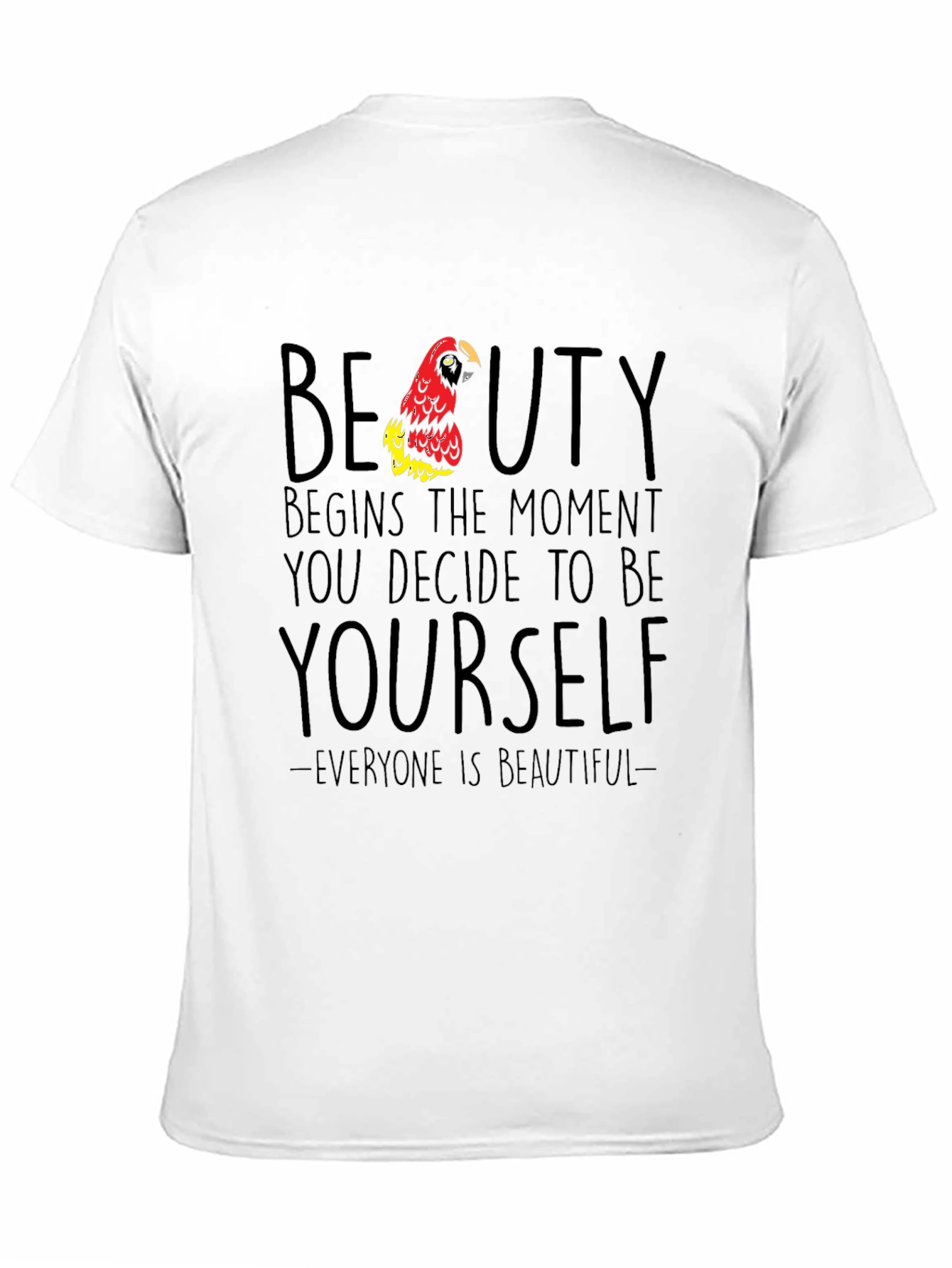 Black Beauty Begins Parrot Graphic T-Shirt view 11