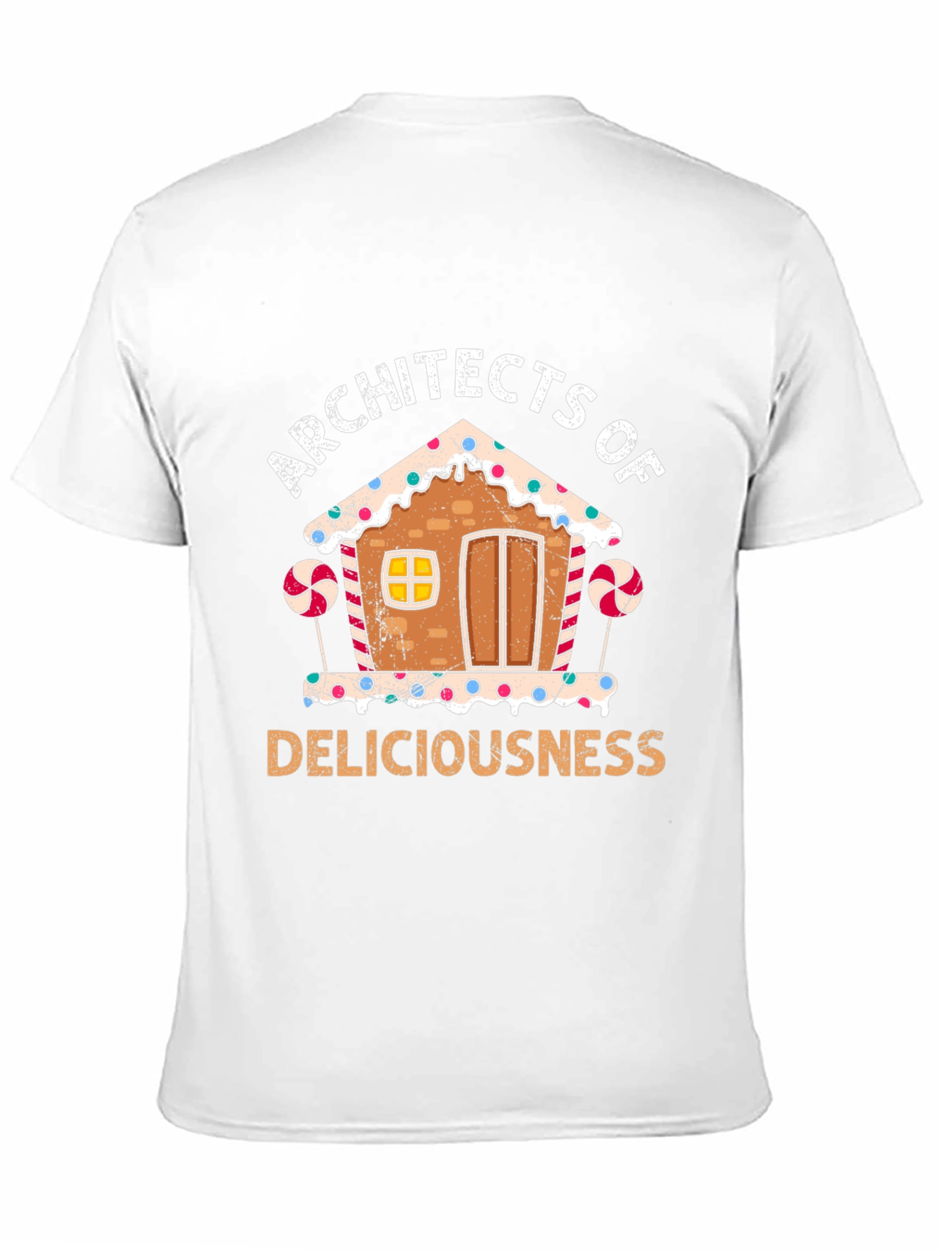 Black Architects of Deliciousness Gingerbread House T-Shirt view 11