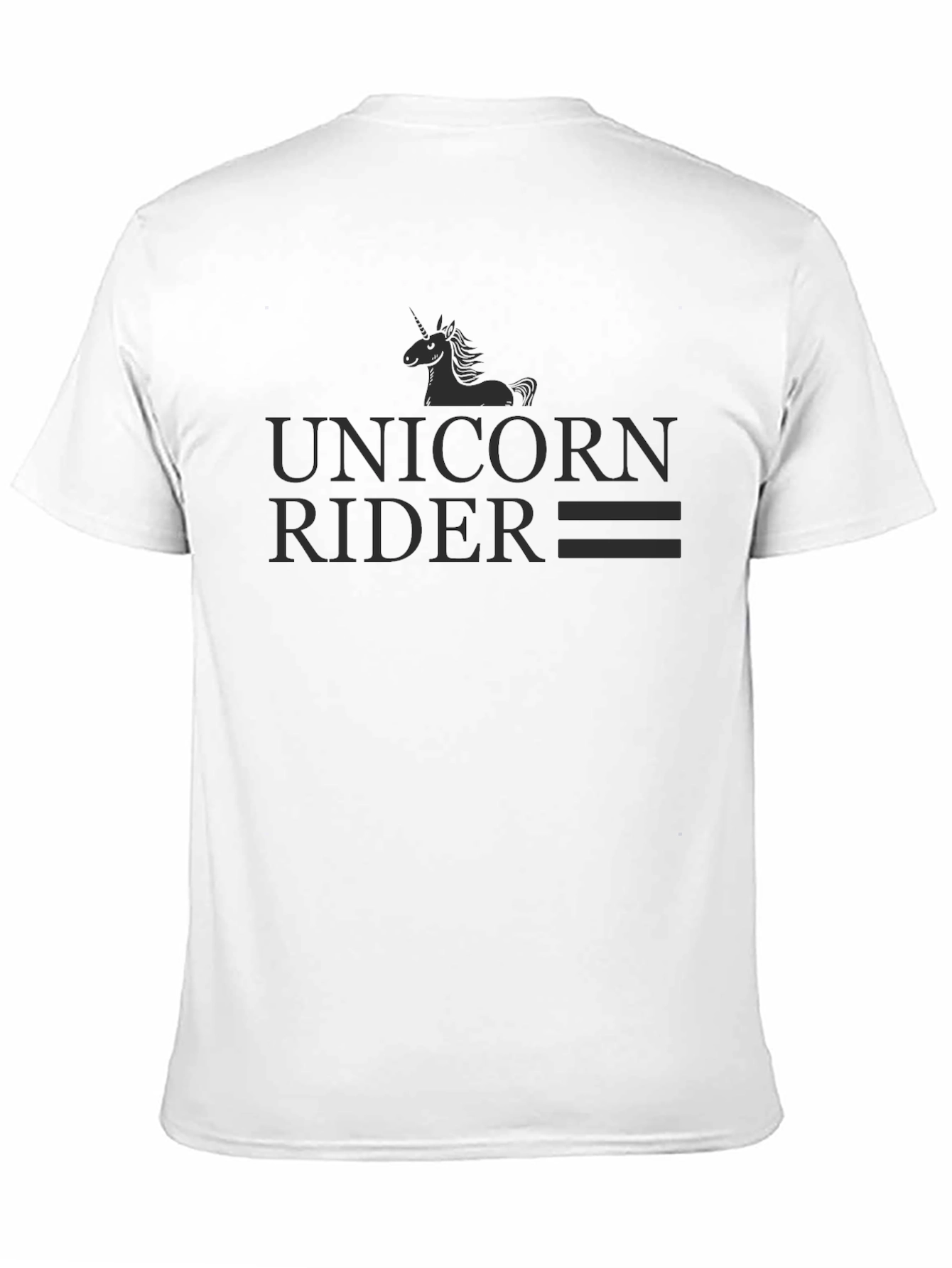 Black Unicorn Rider Graphic T-Shirt - Black view 11