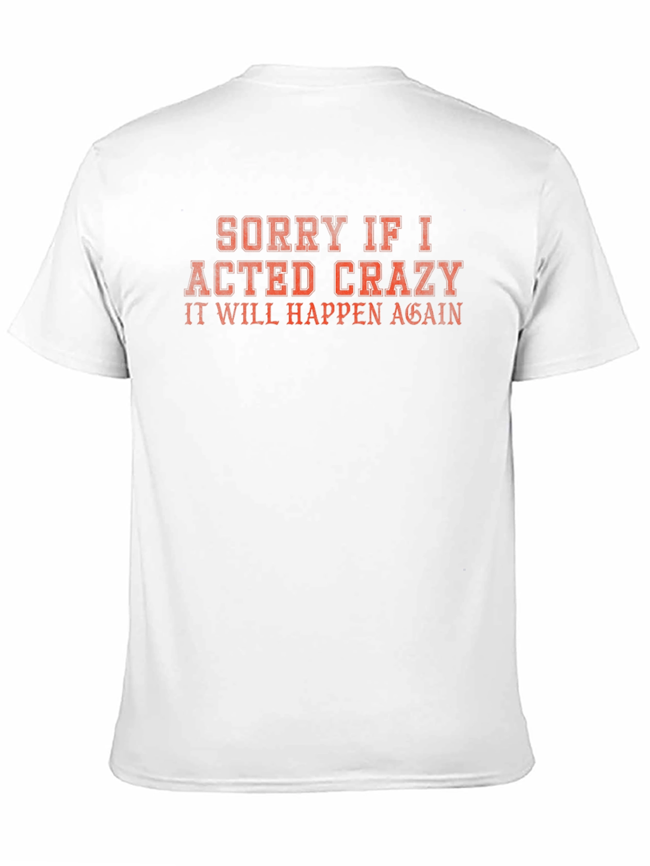 Black Funny Crazy Act Again Graphic Tee view 11