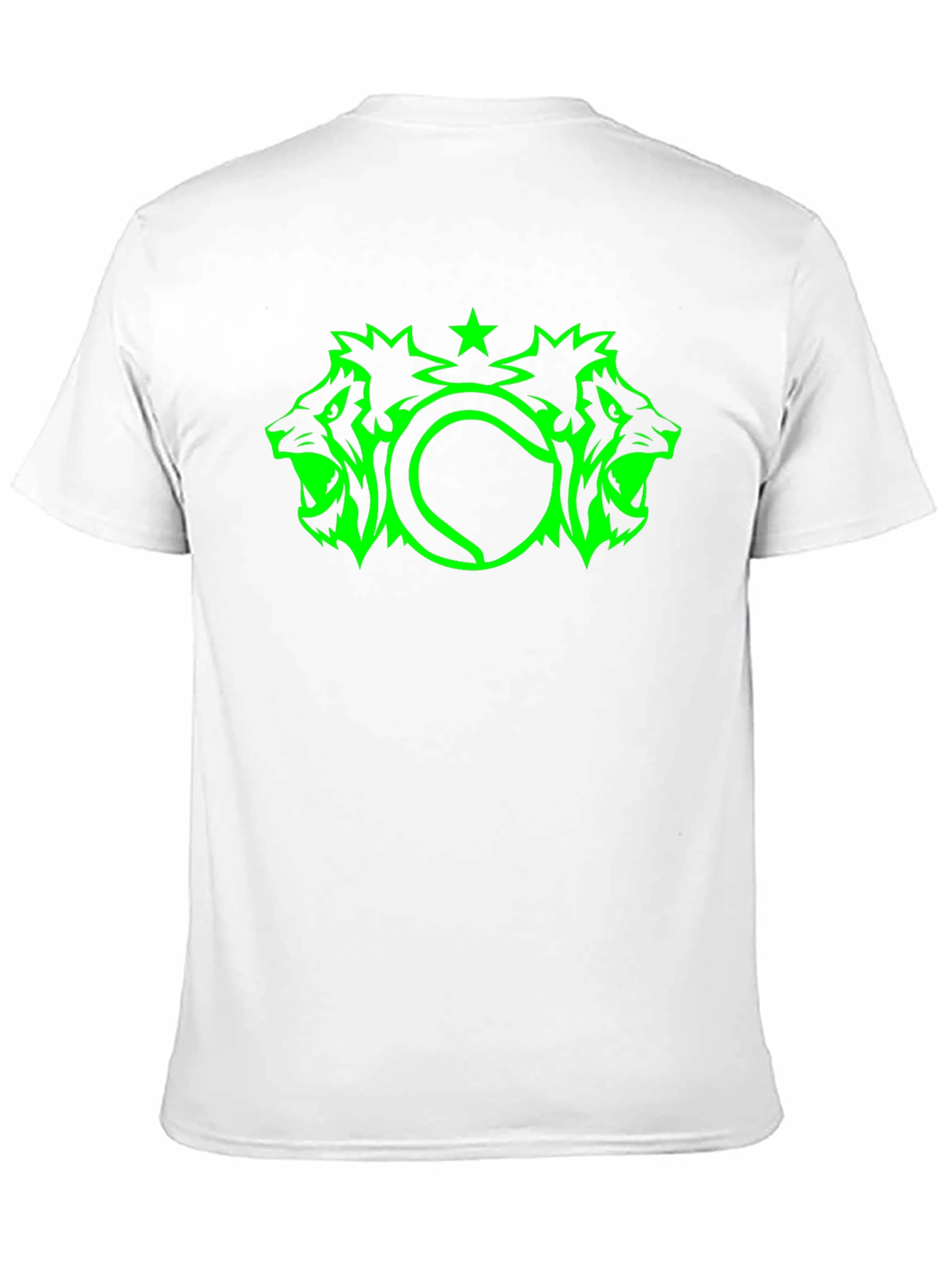 Black Lion Tennis Star Graphic Black T-Shirt view 11