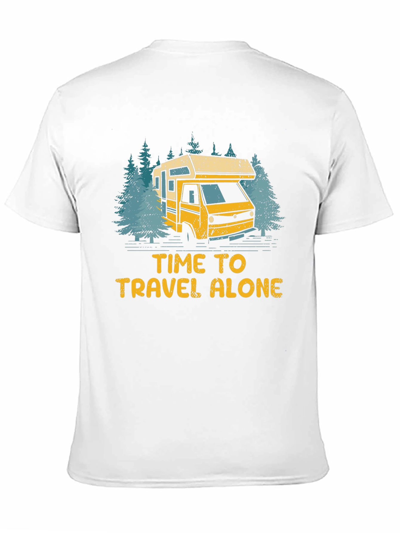 Time To Travel Alone Graphic T-Shirt - 11