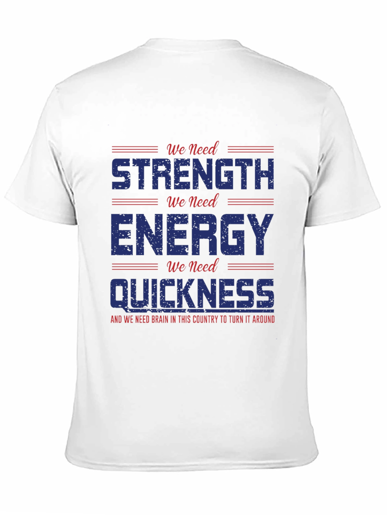 Black Strength Energy Quickness Graphic Tee view 11
