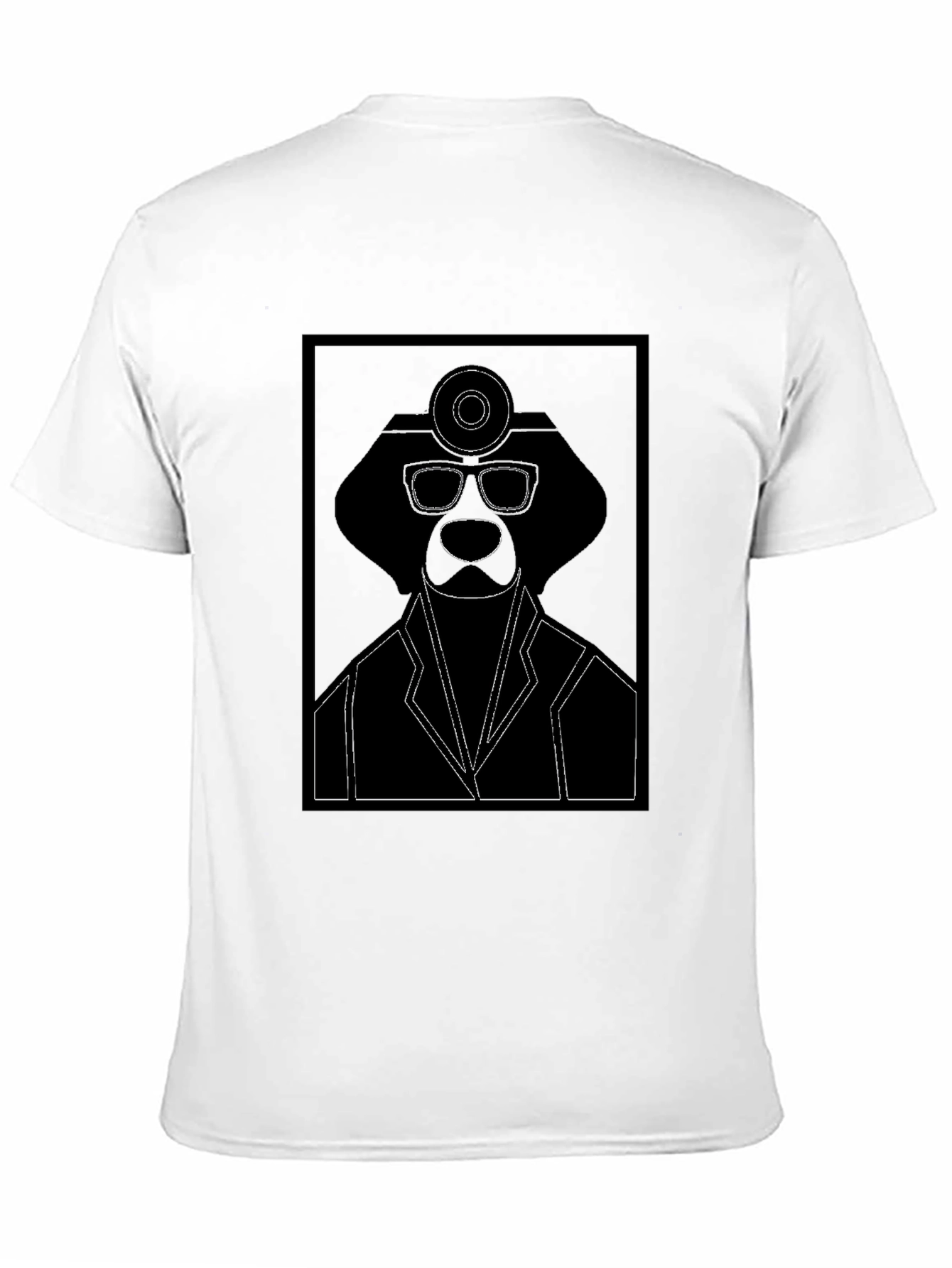 Black Doctor Dog Graphic Tee - Black view 11