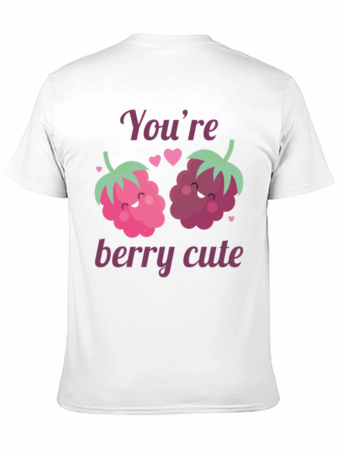 Black You're Berry Cute Graphic Tee view 11