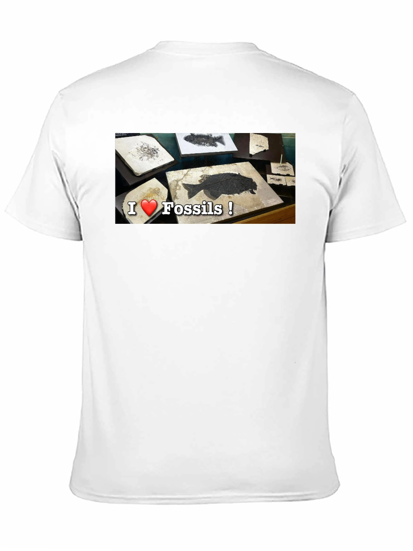 Black I Love Fossils T-Shirt view 11