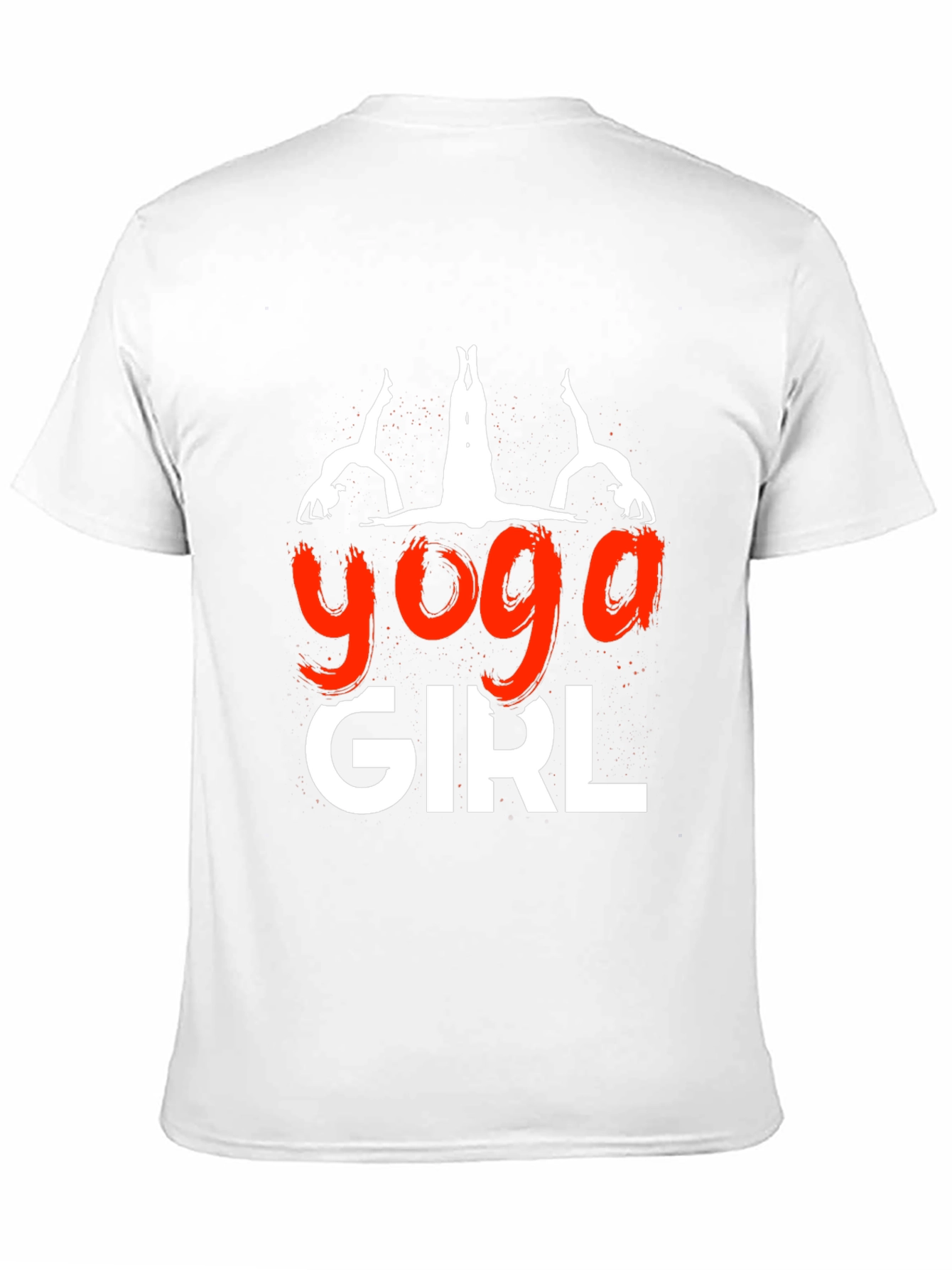 Black Yoga Girl Graphic Tee - Soft Cotton Blend view 11
