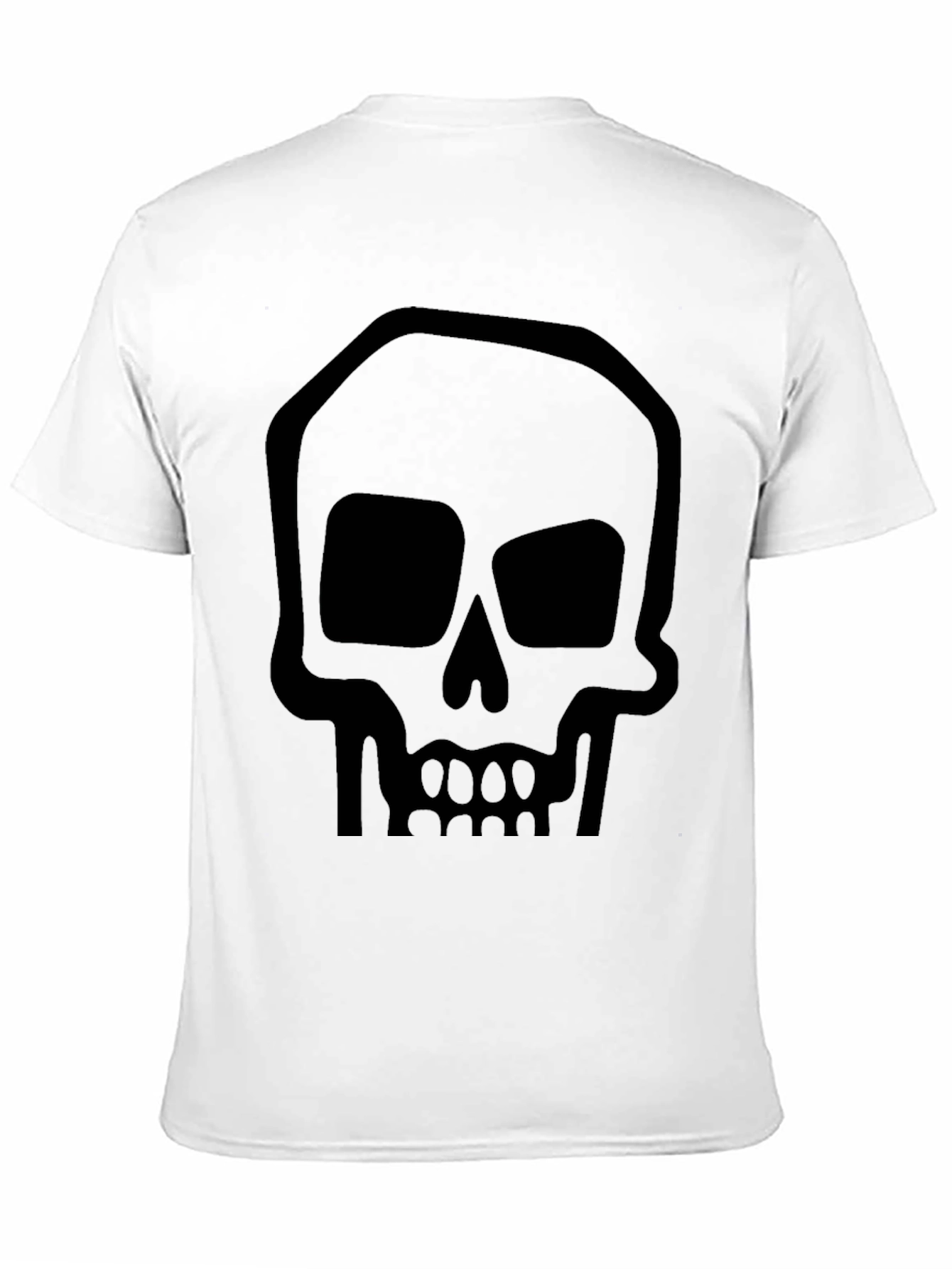 Black Skull Graphic Black T-Shirt view 11
