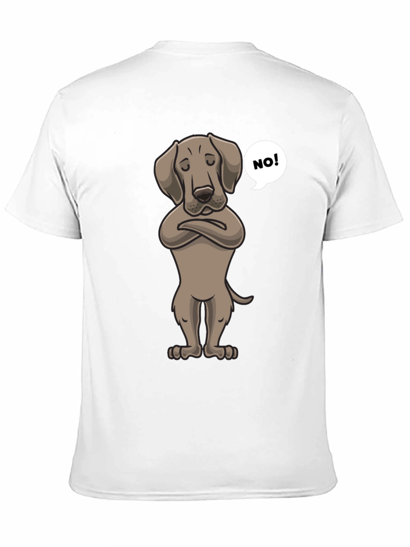 Black Grumpy Dog T-Shirt - Funny Pet Lover Tee view 11