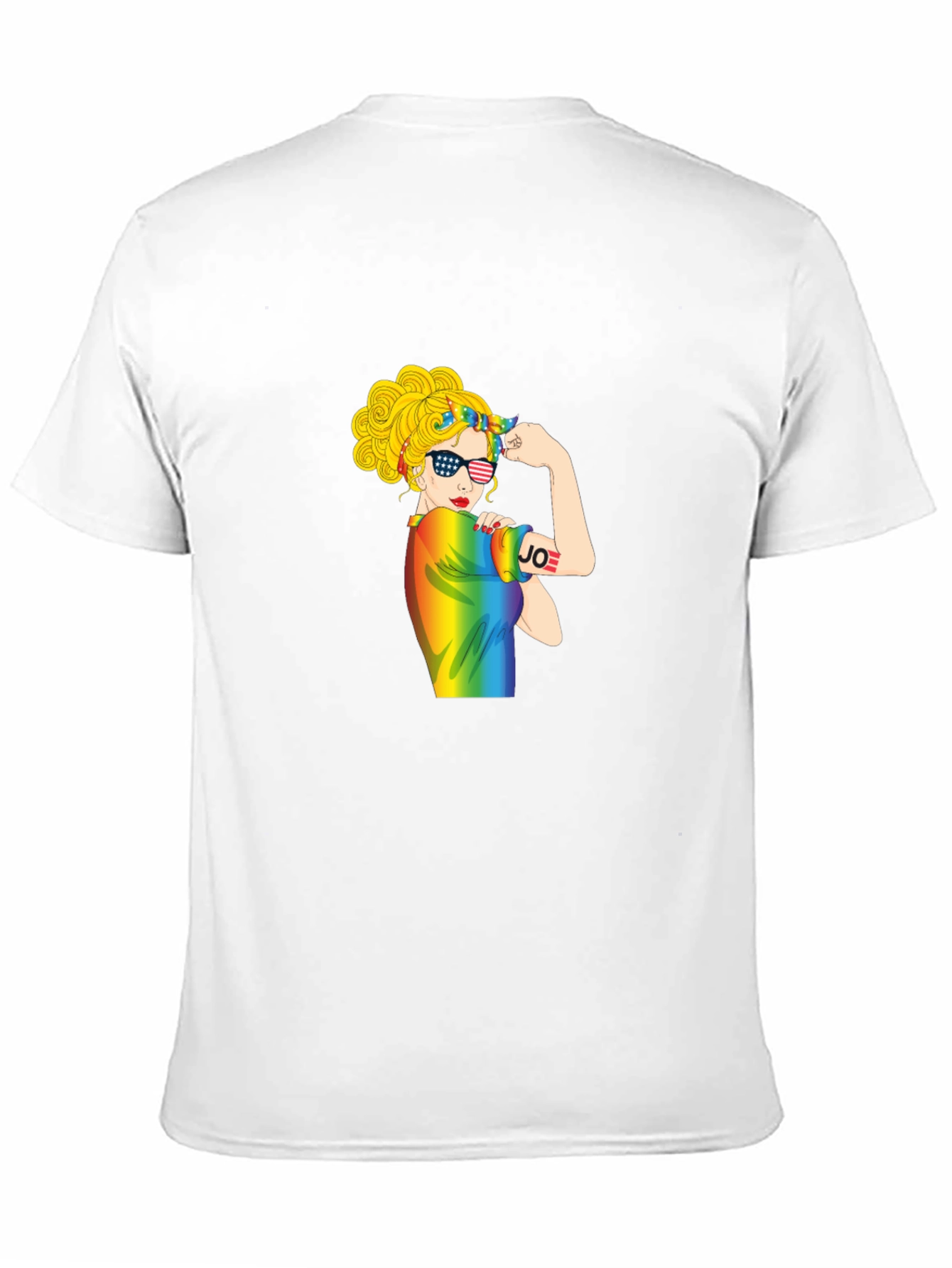 Black Empowered Woman Pride T-Shirt view 11