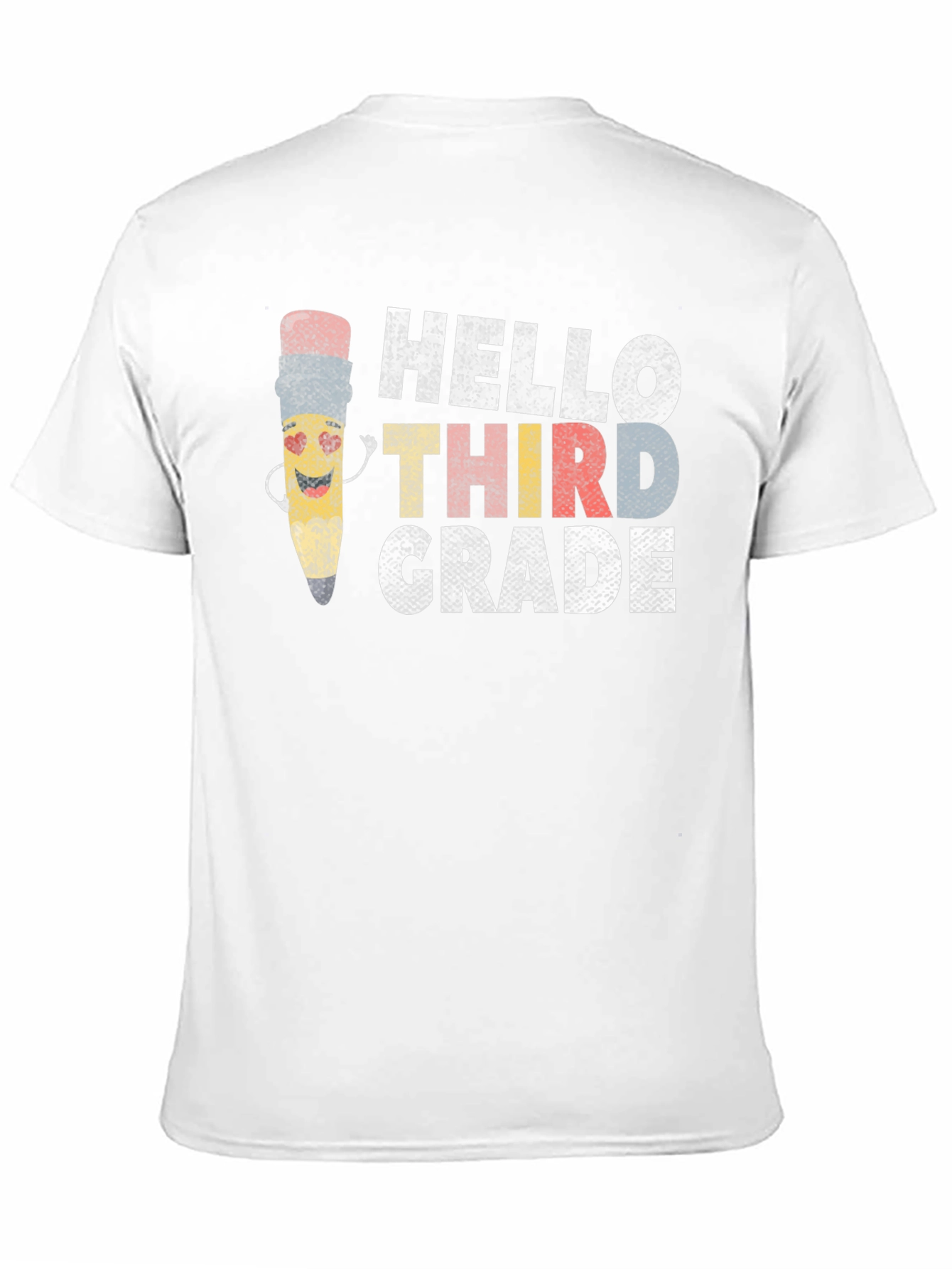 Black Hello Third Grade T-Shirt - Back to School Teacher Tee view 11