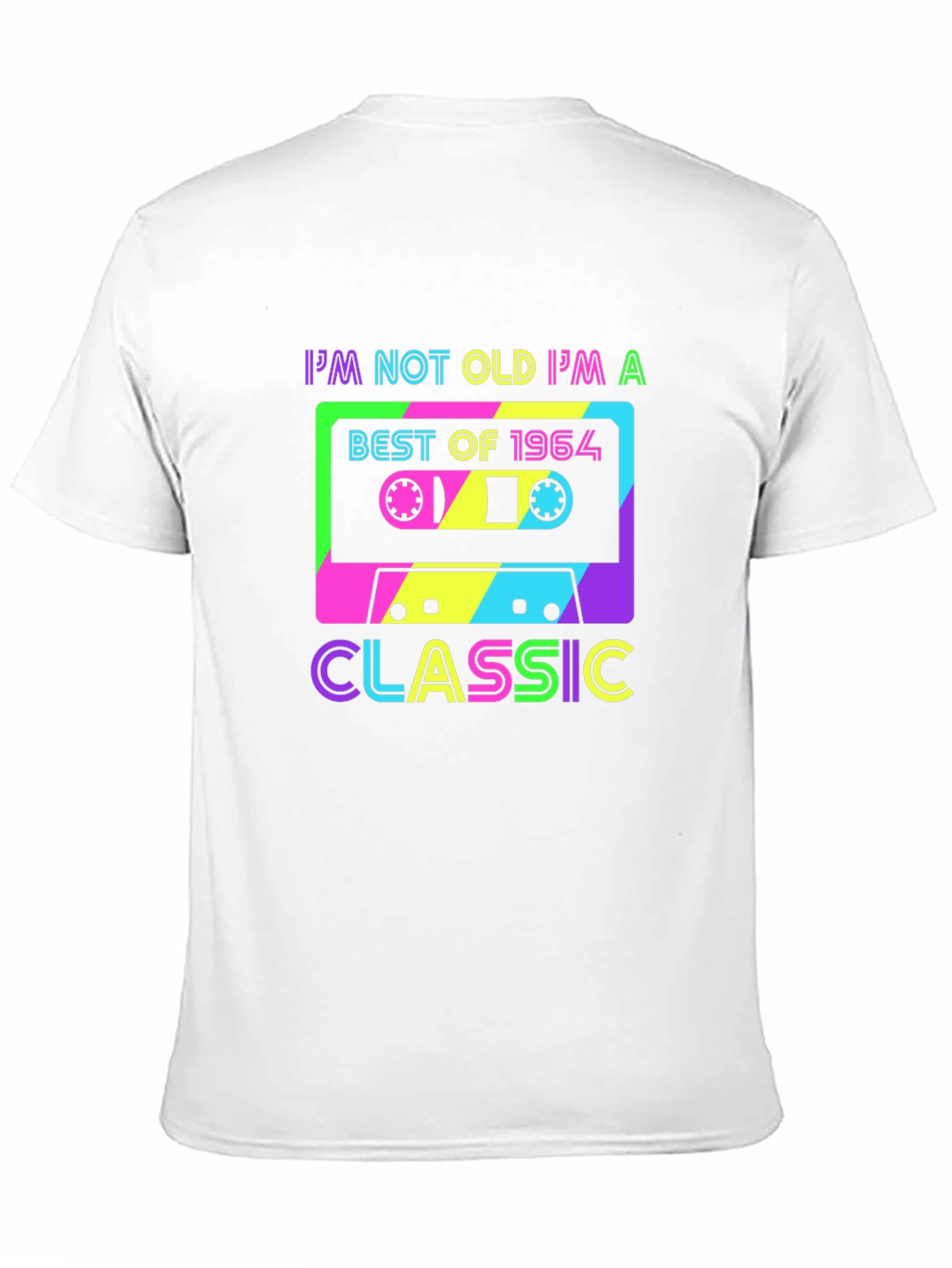 Black I'm Not Old I'm A Classic 1964 Retro T-Shirt view 11