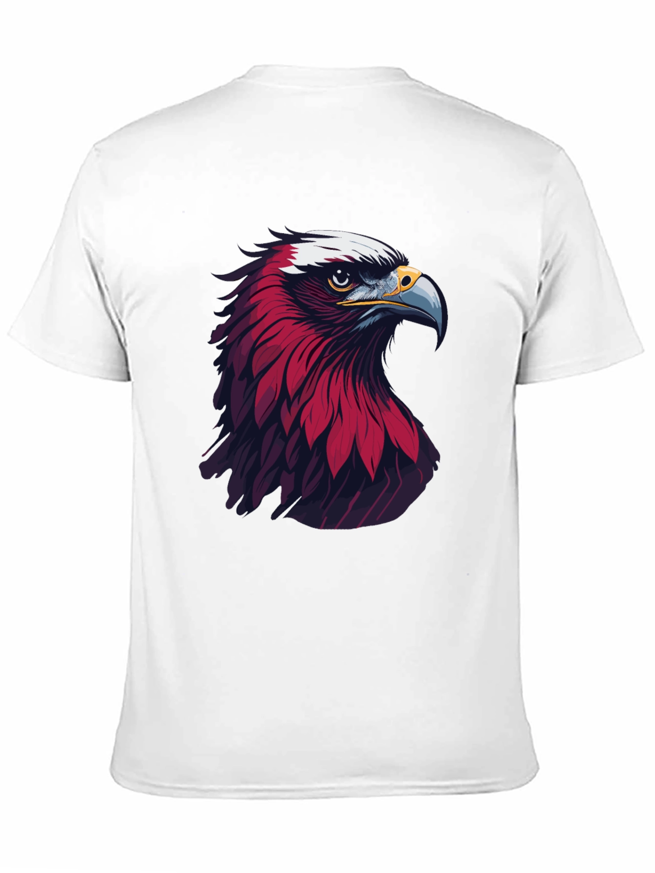 Black Eagle Graphic Print Black T-Shirt view 11