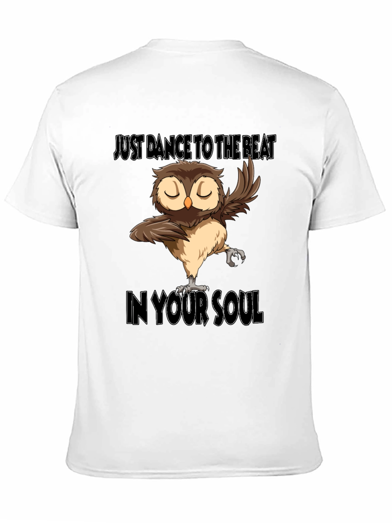 Black Dance to the Beat Owl T-Shirt view 11