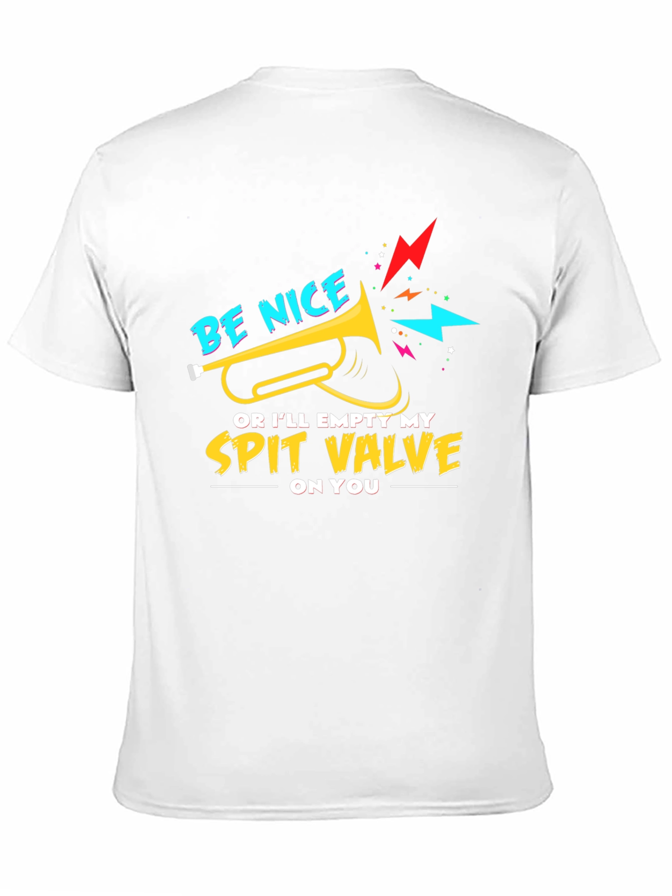 Black Be Nice Spit Valve Graphic Tee view 11
