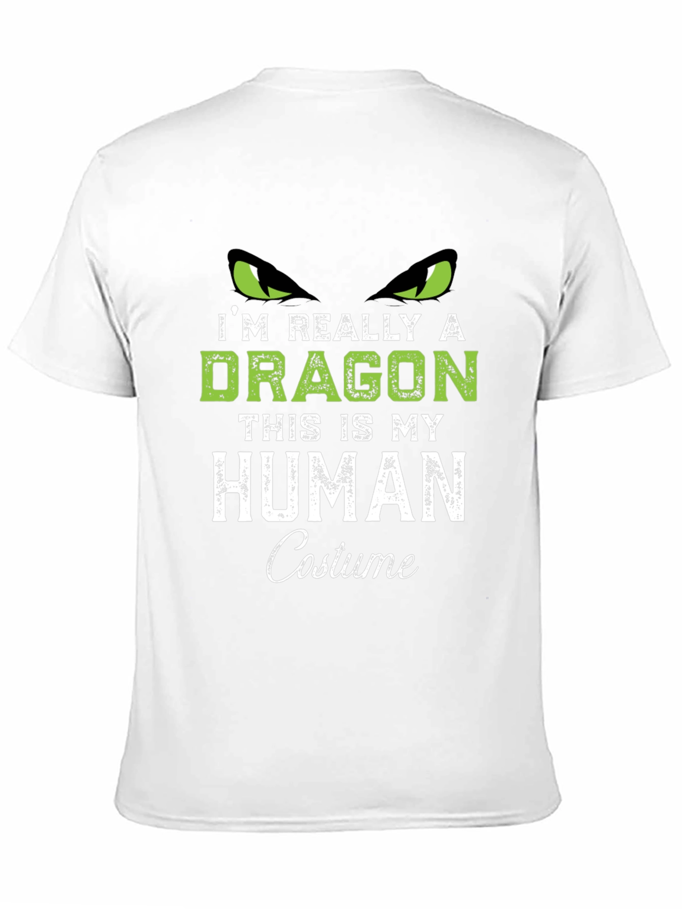 Black Dragon Human Costume Graphic Tee view 11