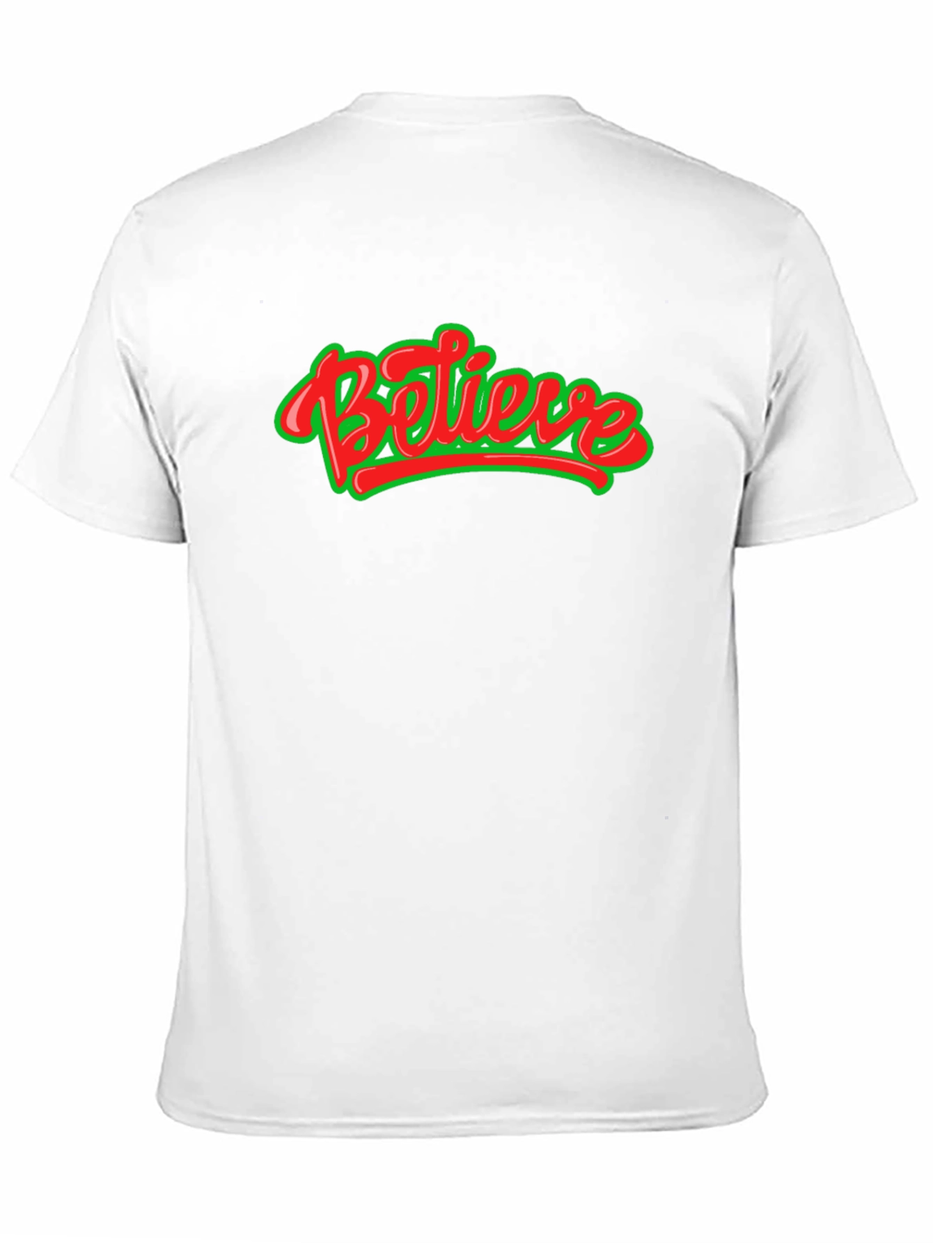 Black Believe Graphic Tee - Black Crew Neck Shirt view 11