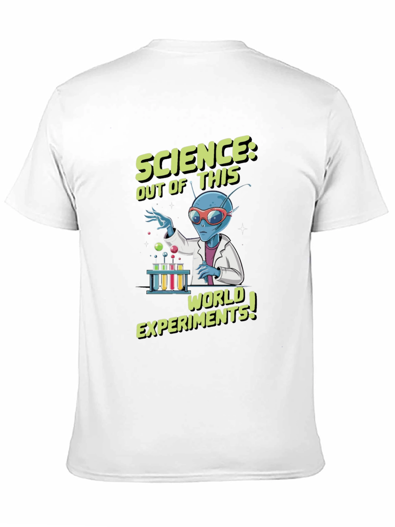 Black Science Alien T-Shirt - Out of this World Experiments view 11