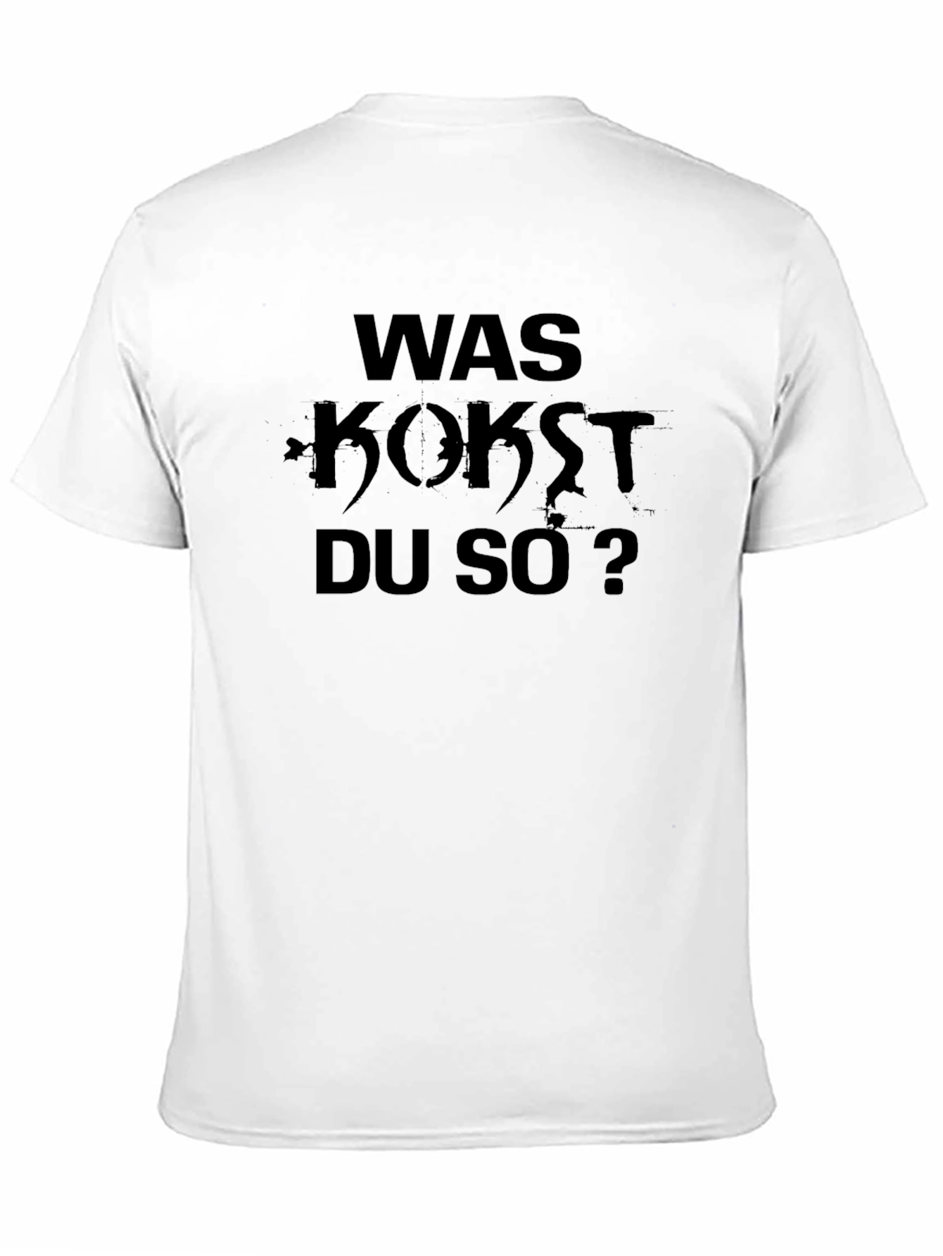 Black Was Kokst Du So? Black Graphic T-Shirt view 11