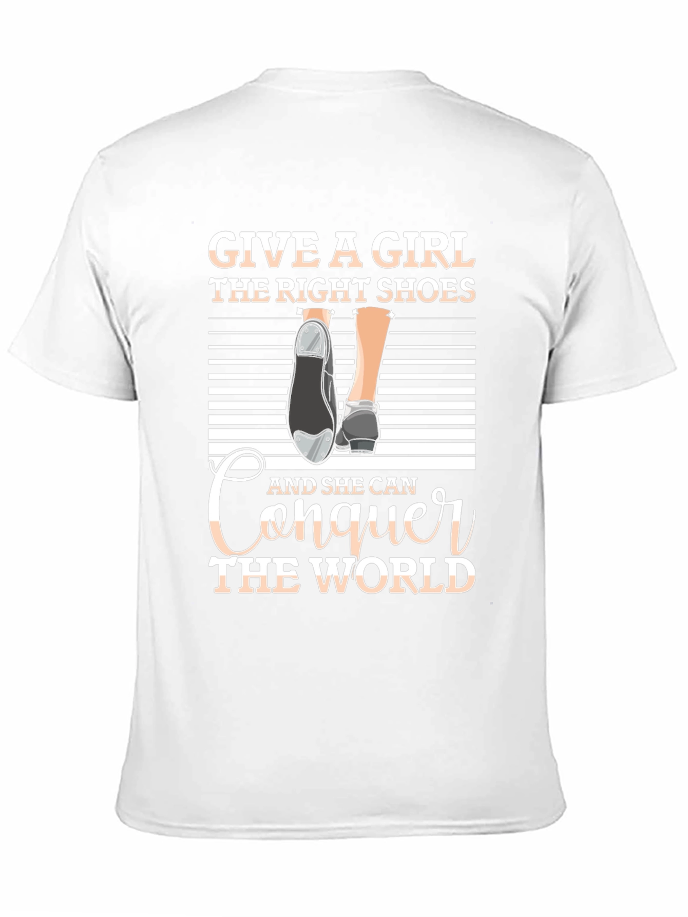Black Girl's Right Shoes T-Shirt - Conquer the World view 11