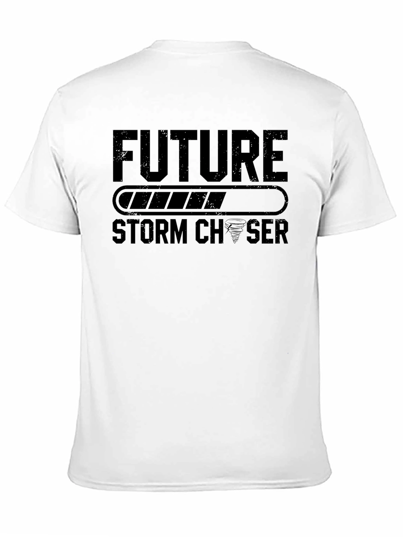 Black Future Storm Chaser Graphic T-Shirt - Black Cotton Blend view 11