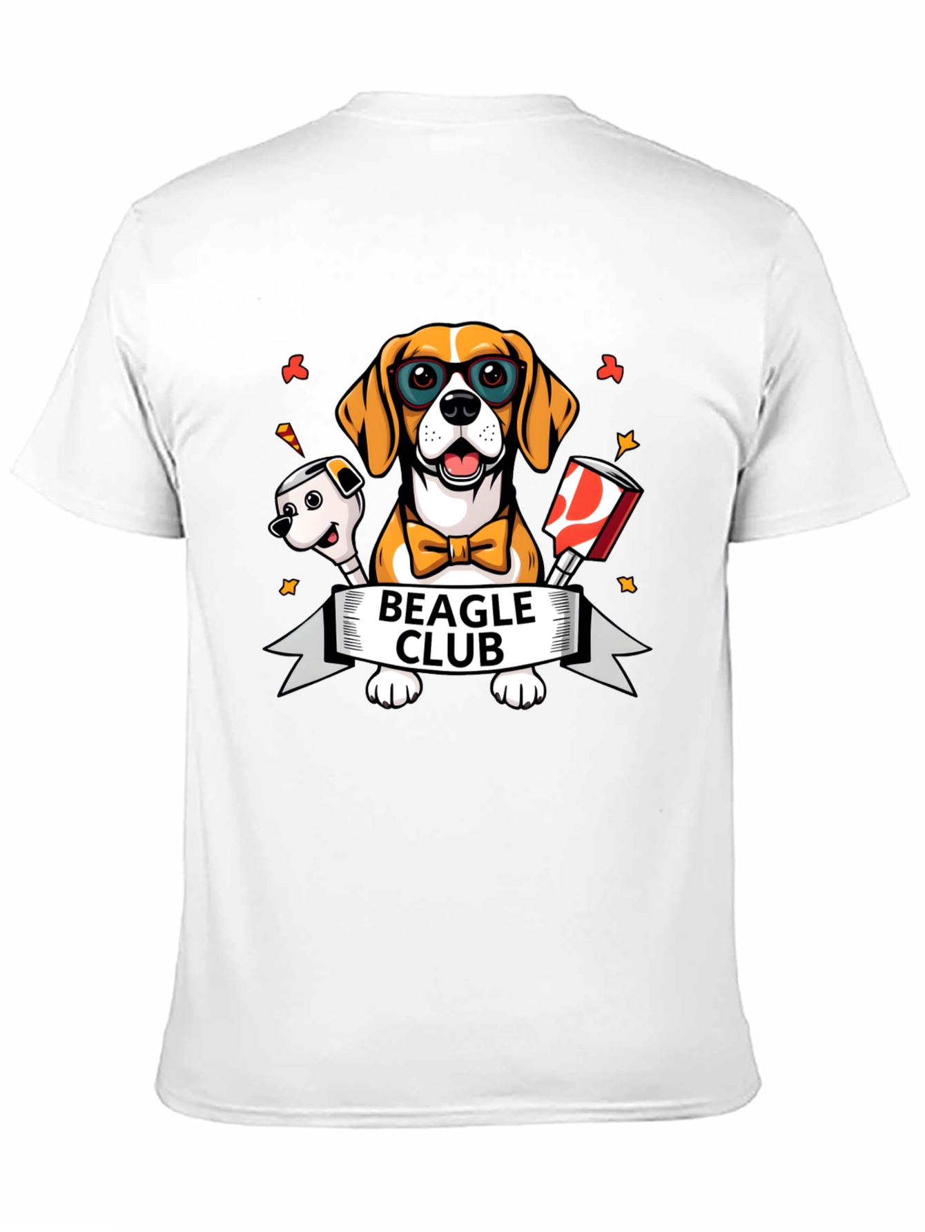 Black Beagle Club T-Shirt - Cute Dog Graphic Tee view 11
