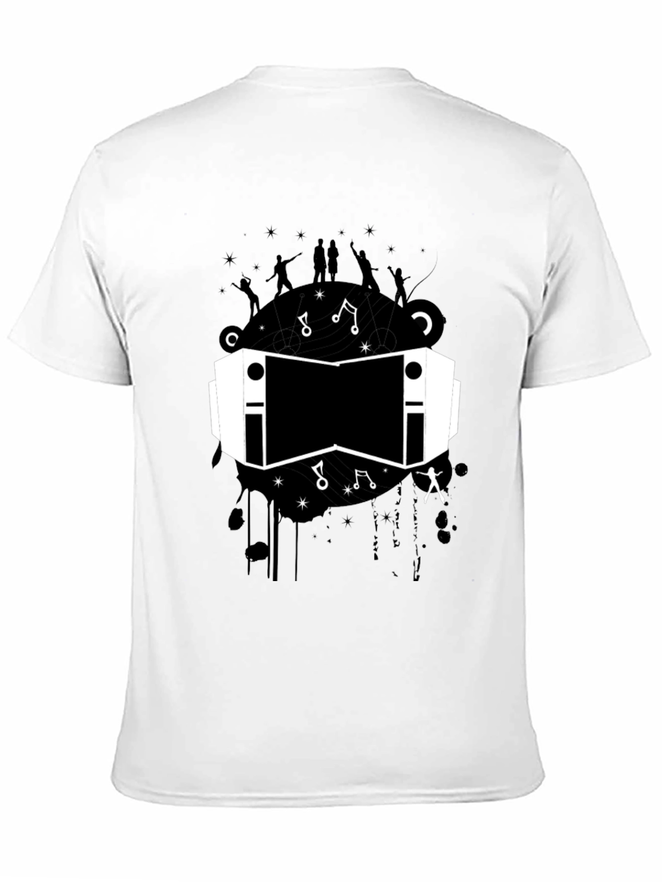 Black VR Headset Graphic Tee - Unisex Black T-Shirt view 11