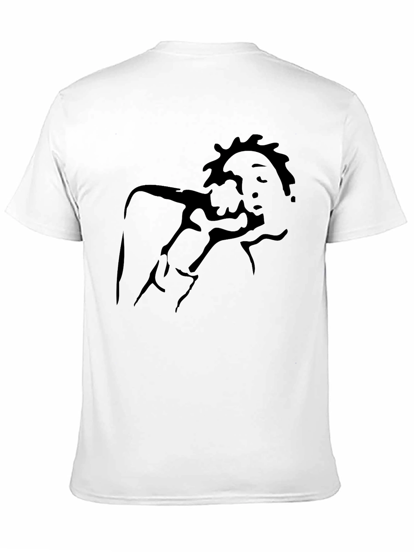 Black Black Silhouette Singer Graphic Tee view 11