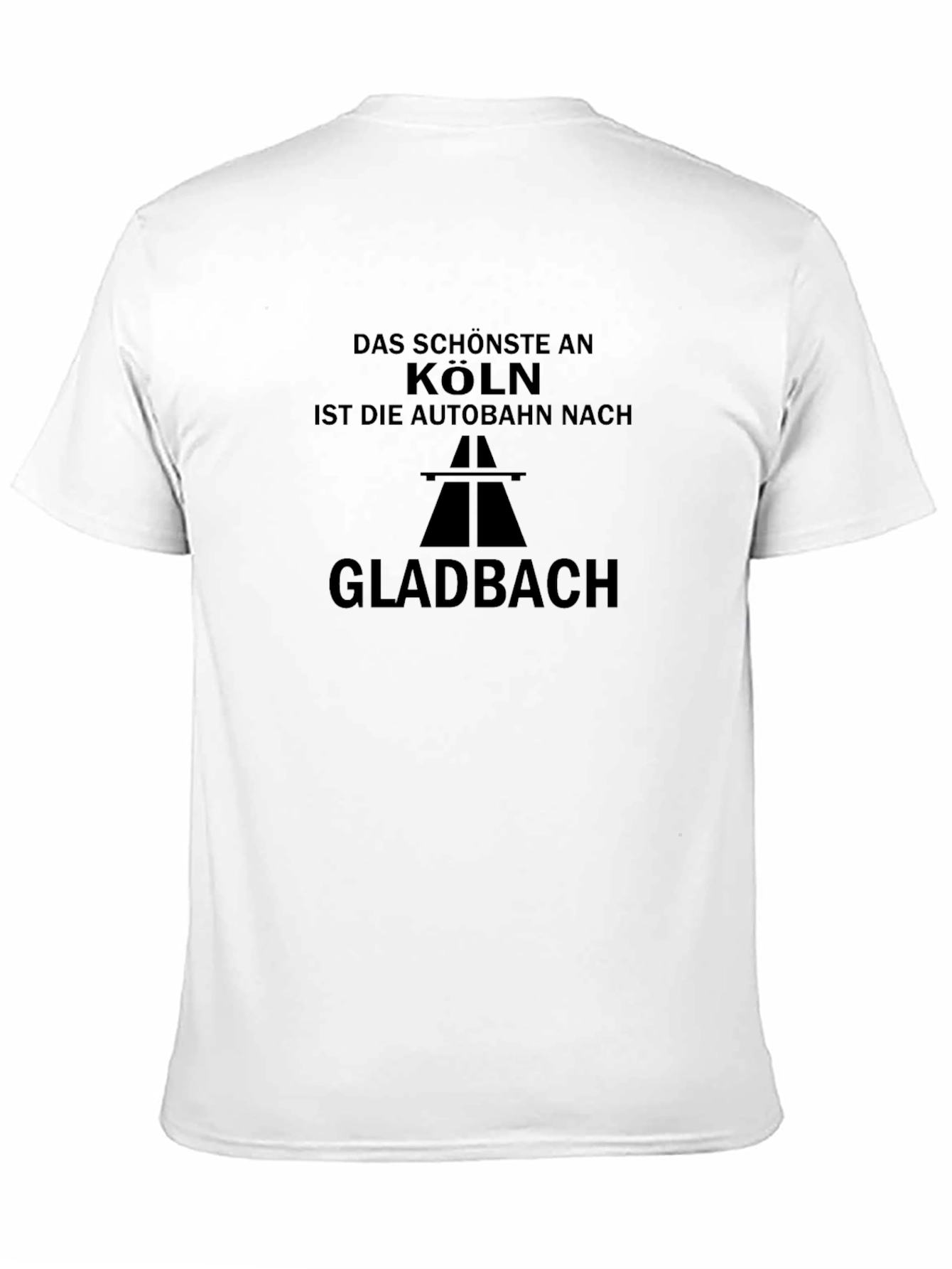 Black Köln Autobahn Gladbach Black T-Shirt view 11