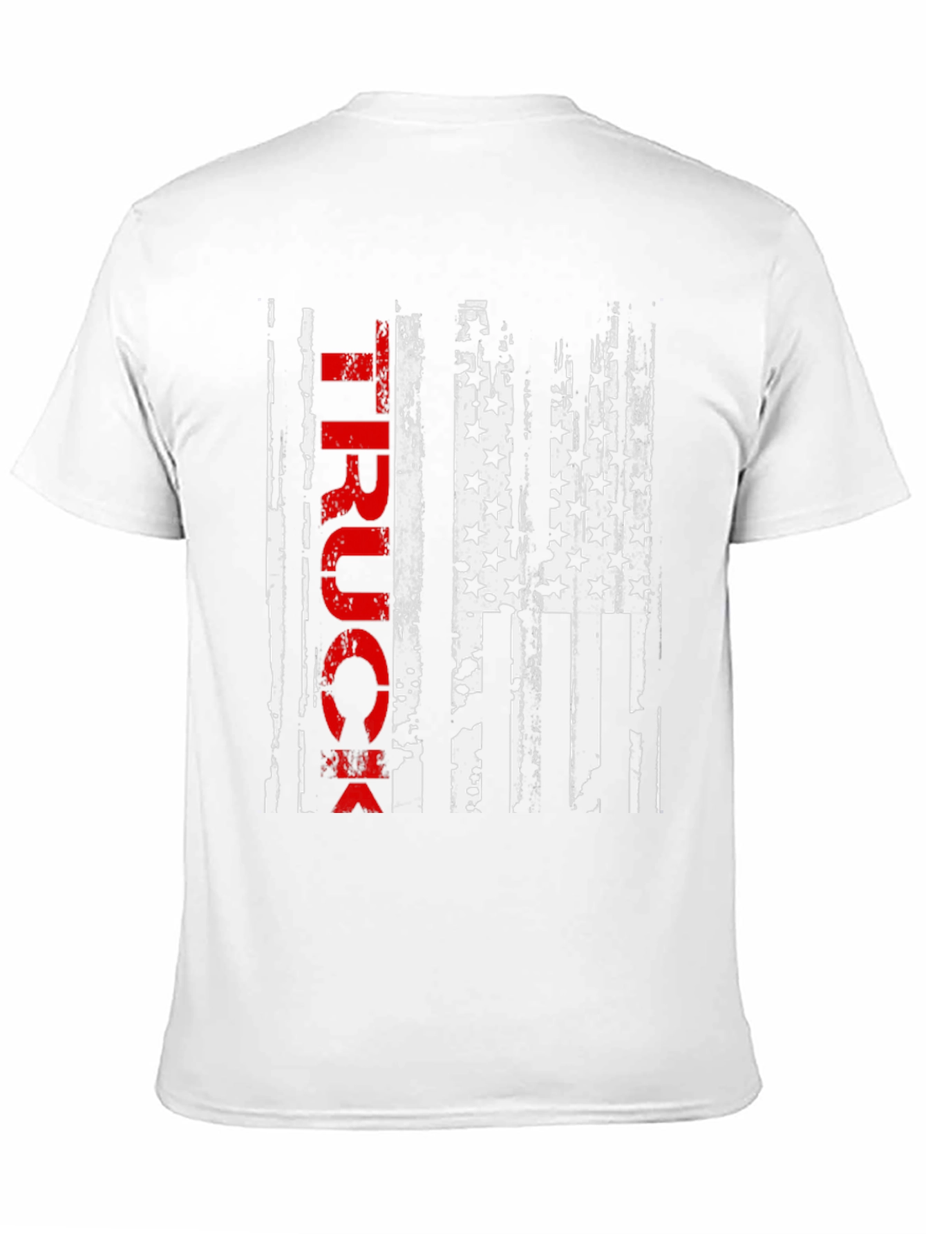 Black Truck American Flag Graphic Tee - Patriotic Style view 11