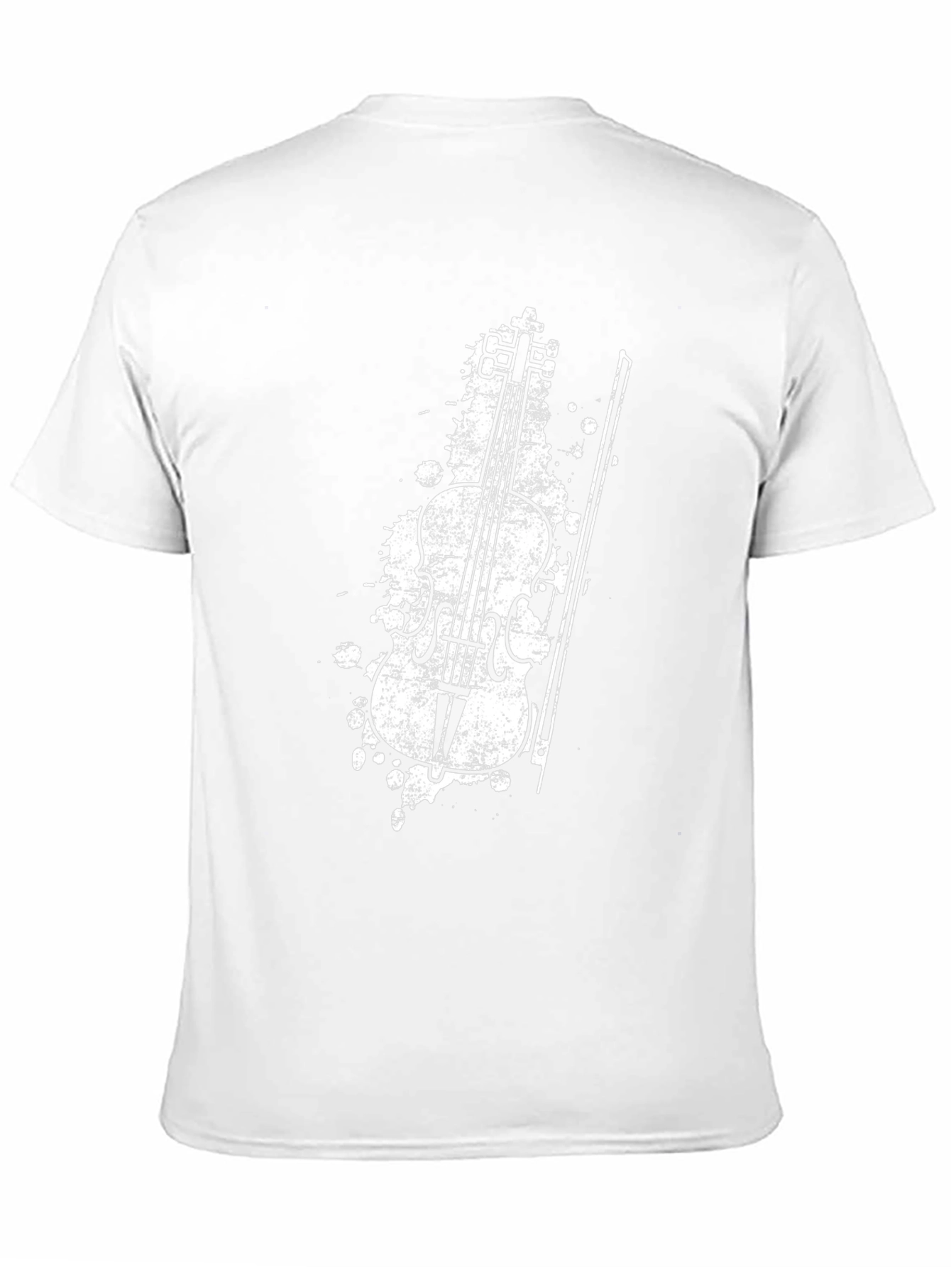Black Violin Grunge Graphic Tee - Black view 11