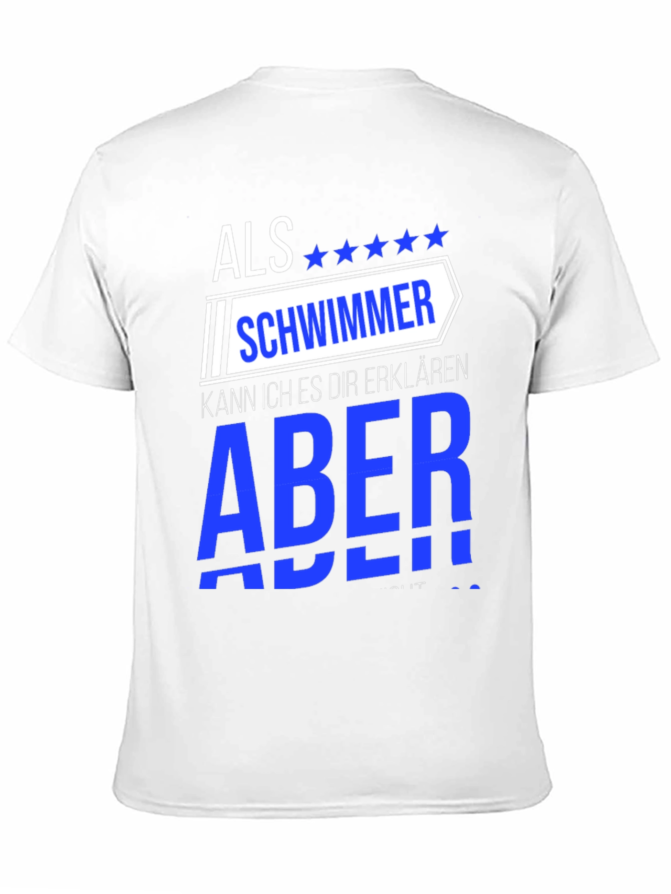 Black Funny Swimmer T-Shirt - Als Schwimmer view 11