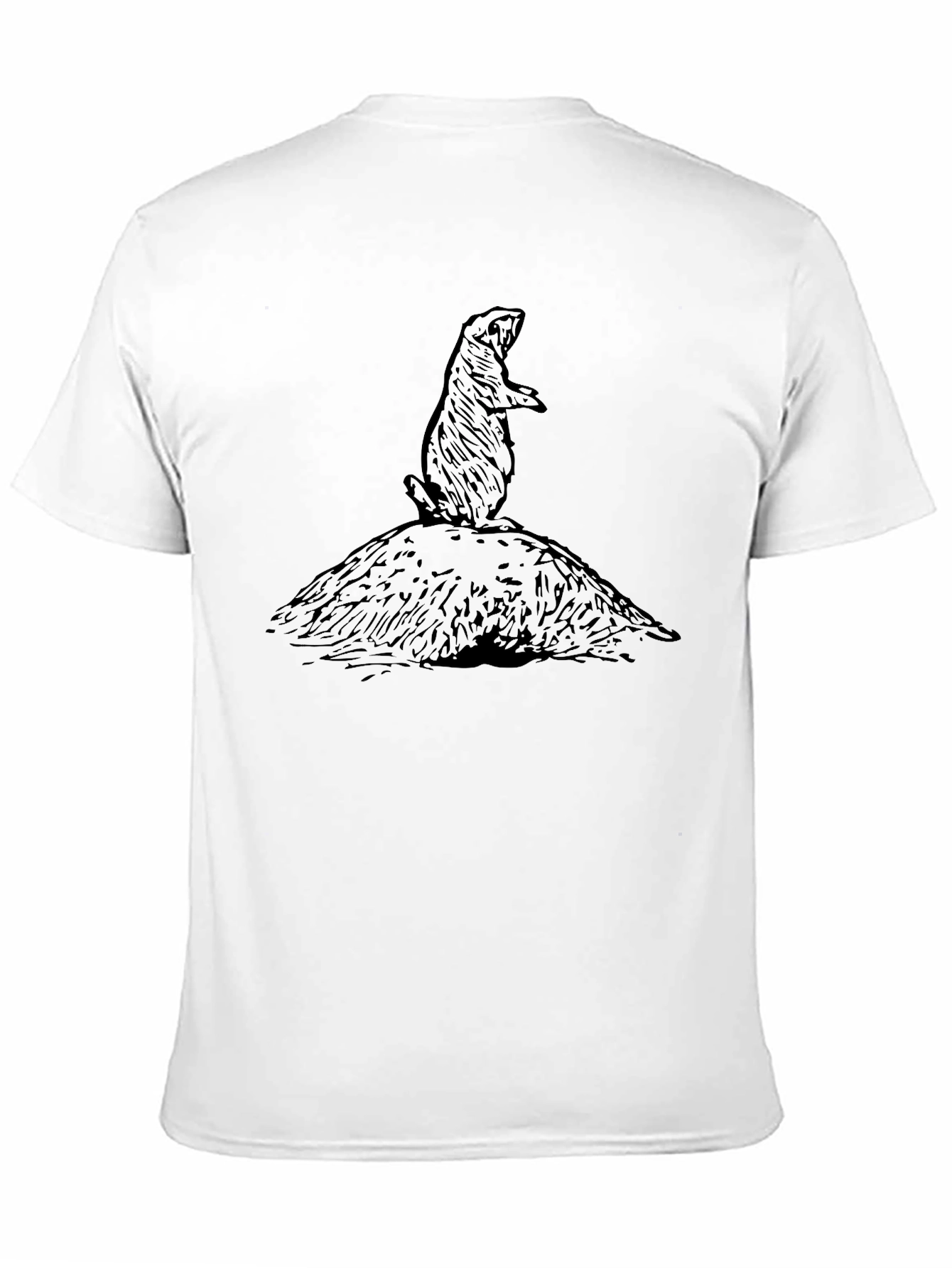 Black Groundhog Graphic Tee - Black view 11