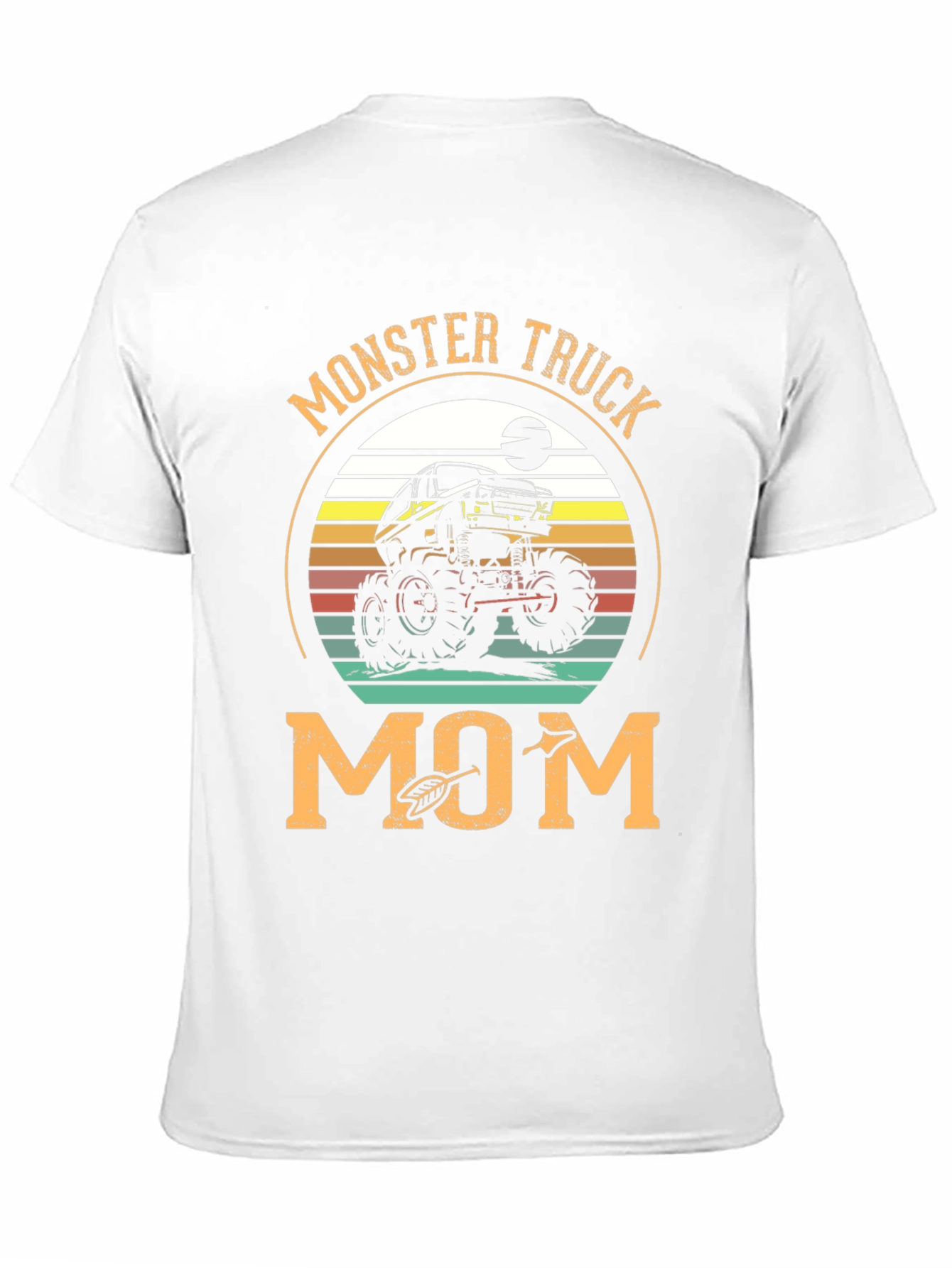 Black Monster Truck Mom T-Shirt - Off Road Graphic Tee view 11