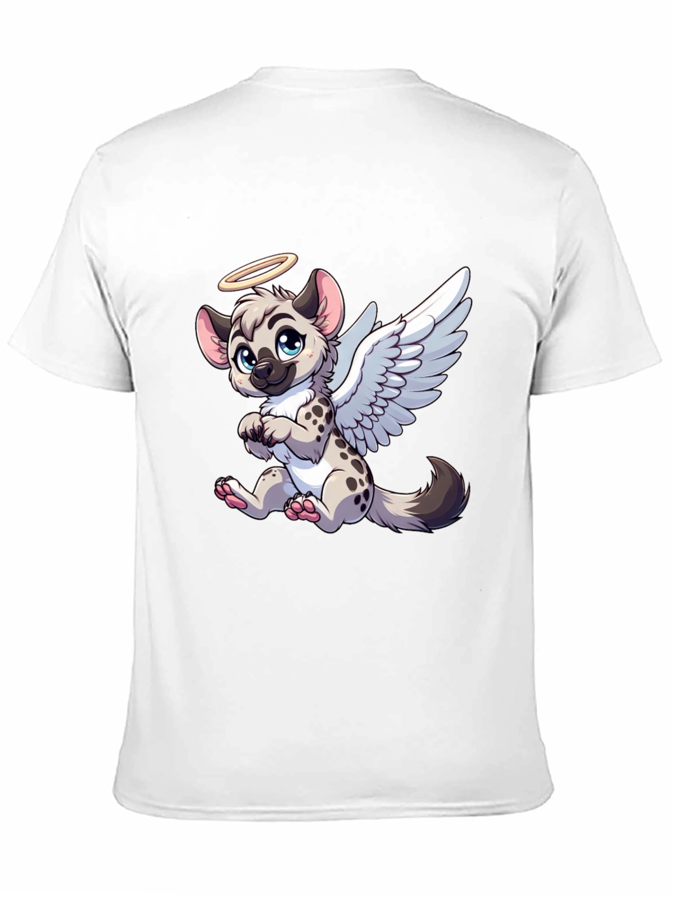 Black Angel Hyena Graphic Tee - Black Comfort Fit Shirt view 11